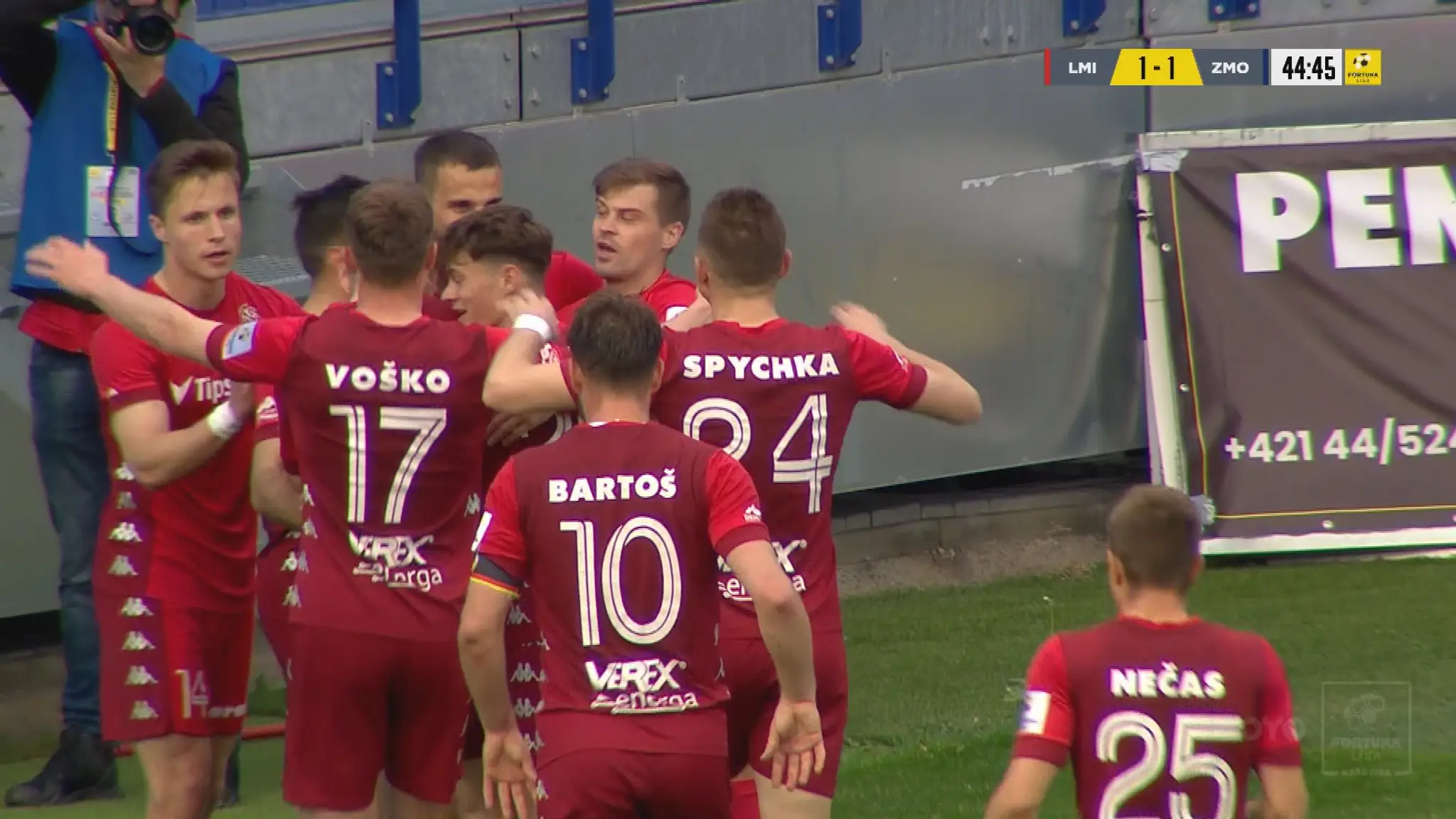 Futbalisti Liptovského Mikuláša.