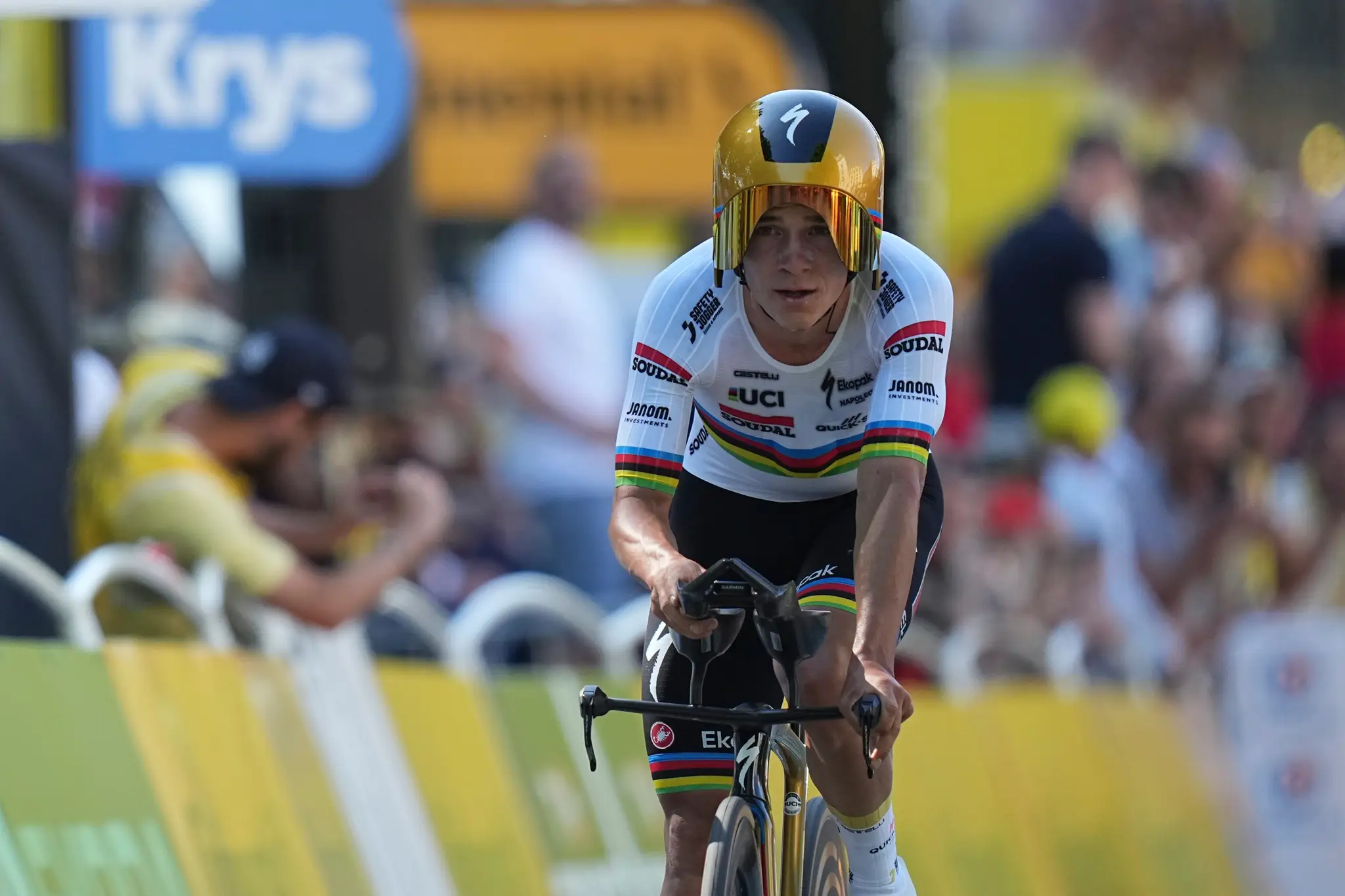 Individuálnu časovku na Tour de France Belgičan Remco Evenepoel.