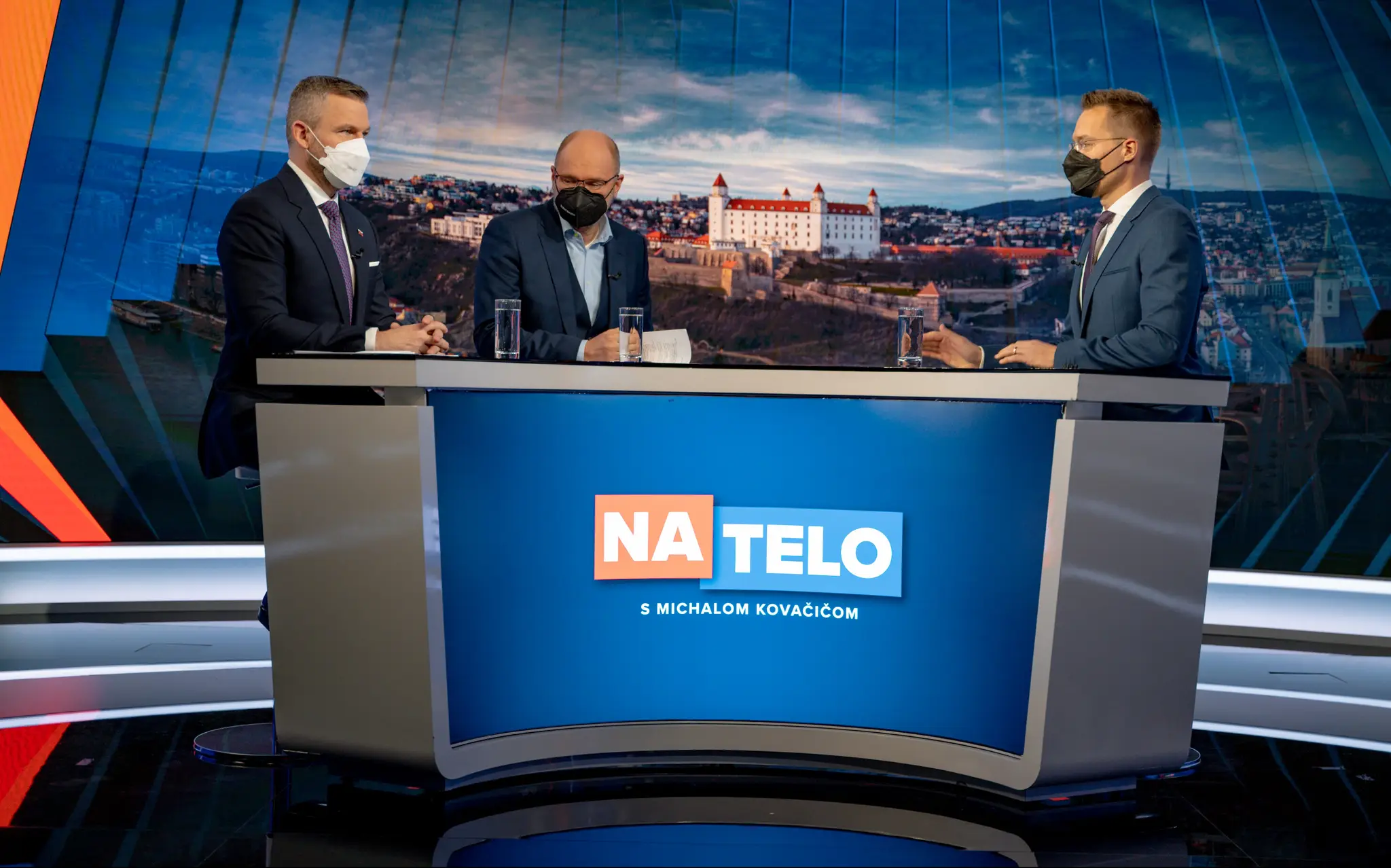 Na telo s Petrom Pellegrinim a Richardom Sulíkom.
