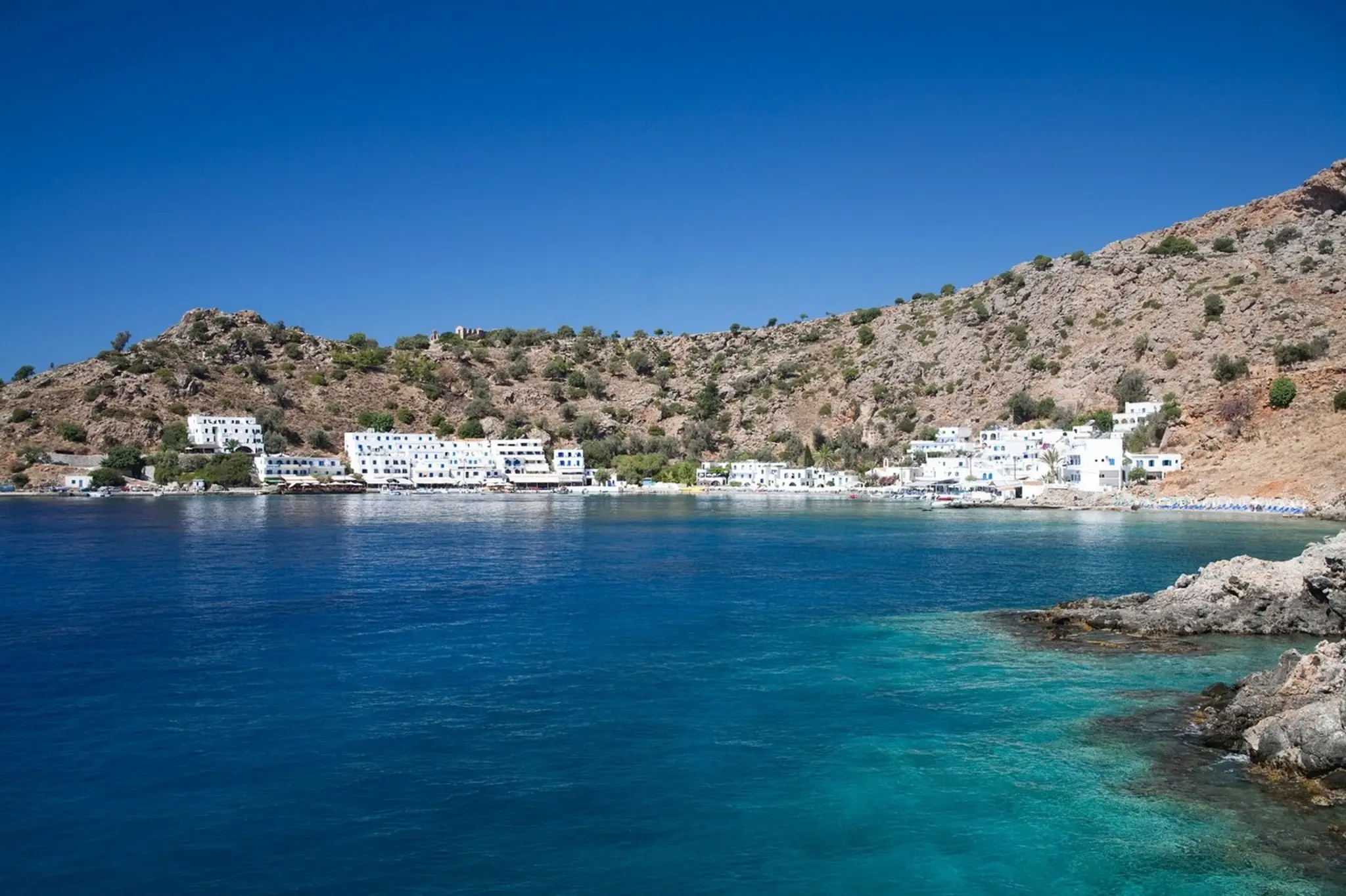 Mesto Chania na Kréte.