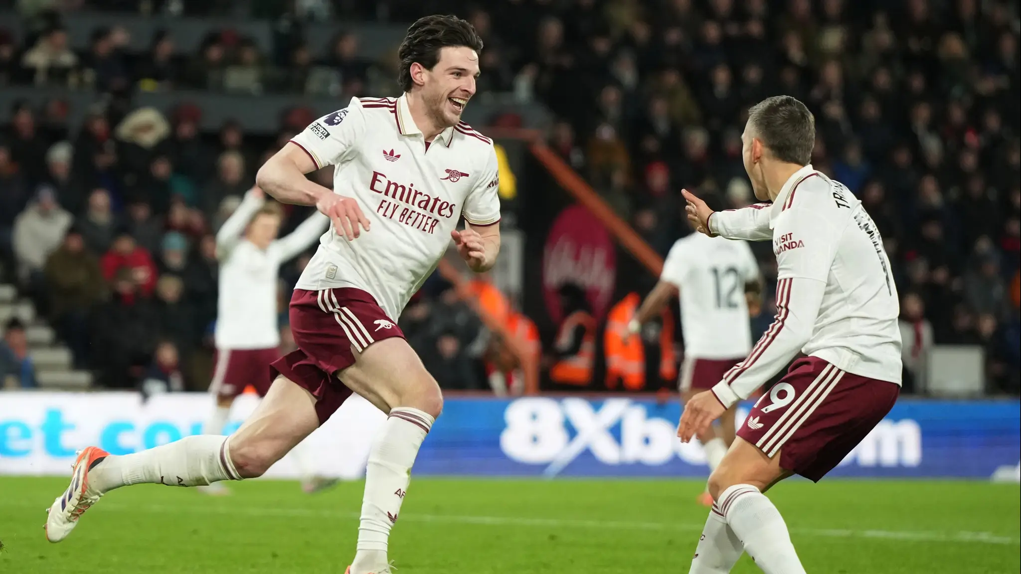 Futbalista Arsenalu Declan Rice. (cropped)