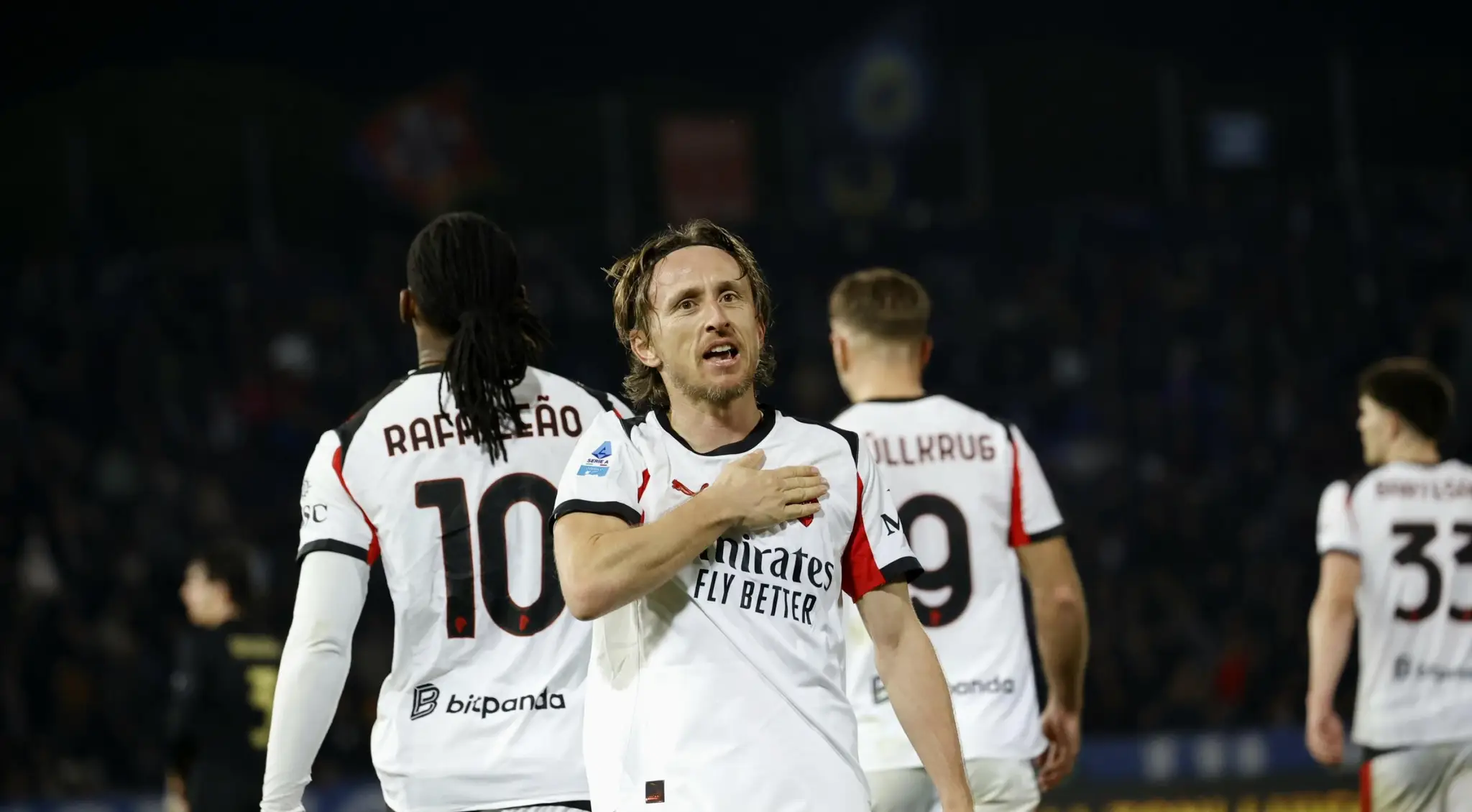 Triumf v derby akiste potešil aj nestarnúceho Luku Modriča.