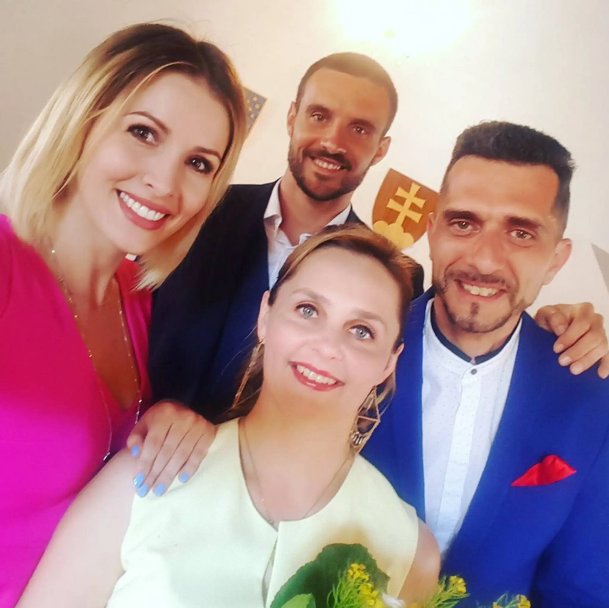 Mirka a Martin so šťastnými mladomanželmi