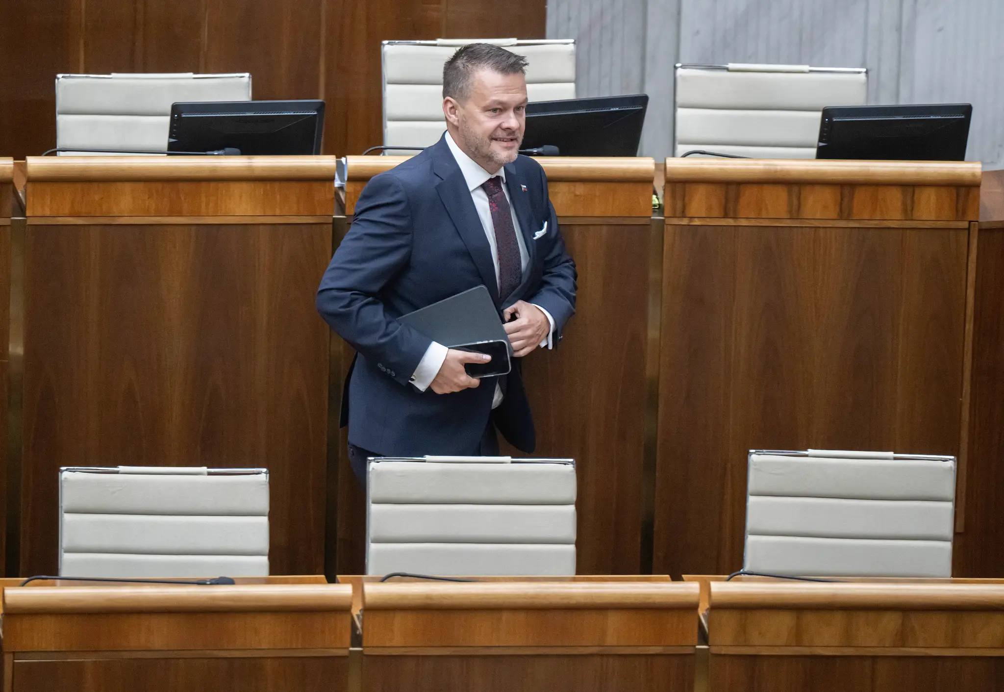 Na snímke minister Samuel Migaľ 23. októbra 2025 v Bratislave.