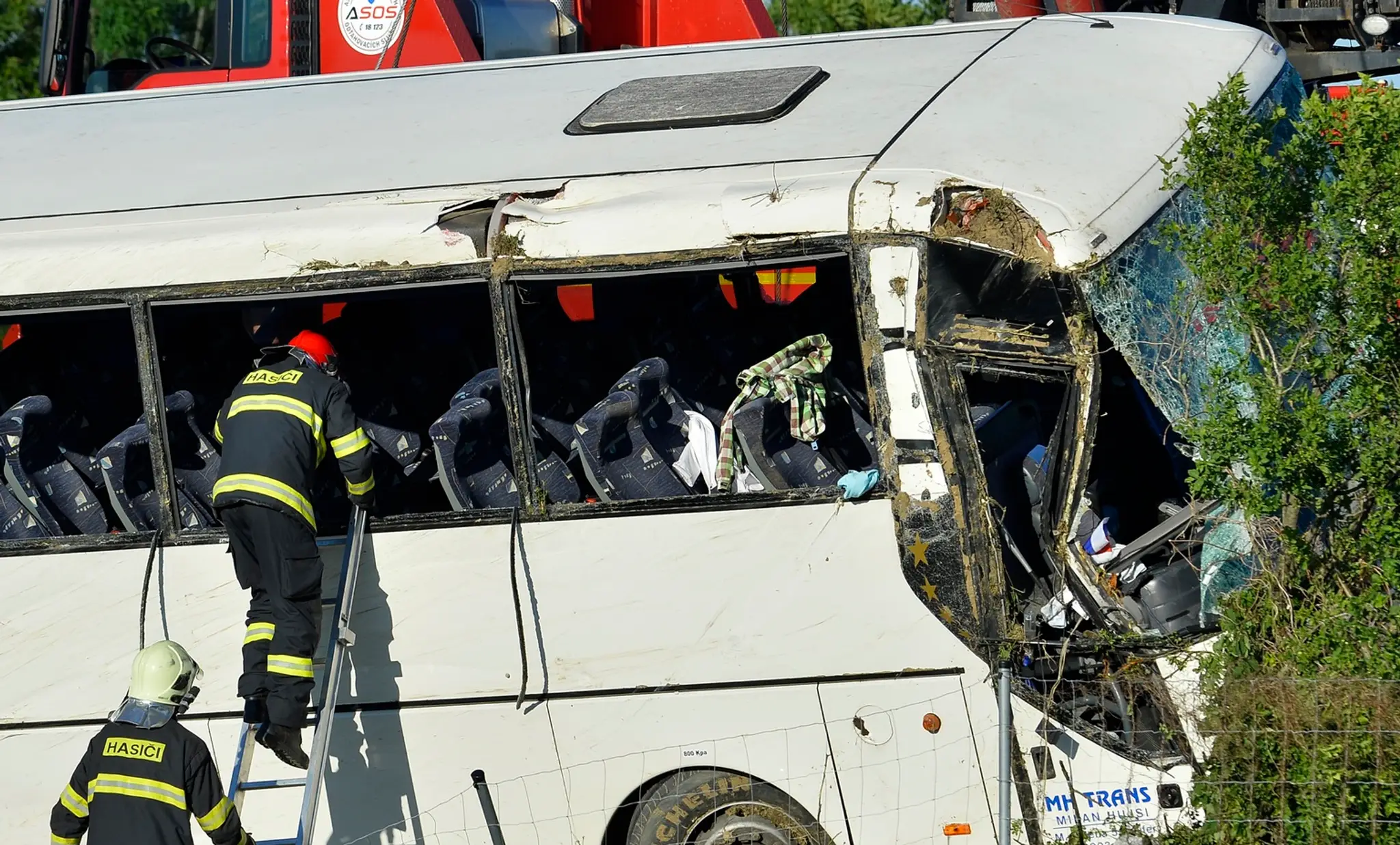Autobus smrti, v ktorom zomreli štyri študentky gymnázia.