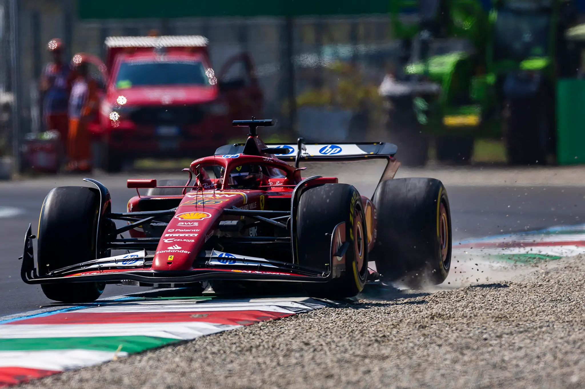 Pilot Ferrari Charles Leclerc.