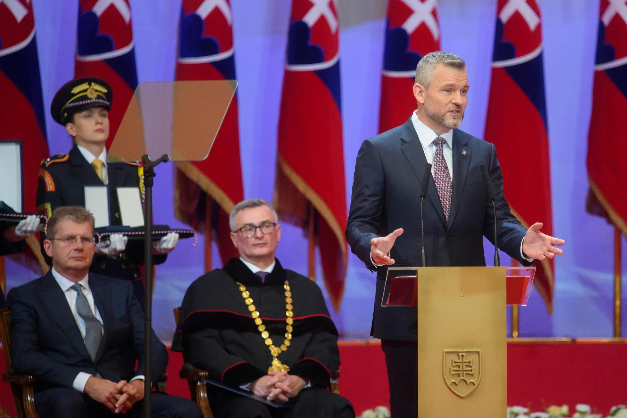 Inaugurácia prezidenta Petra Pellegriniho.