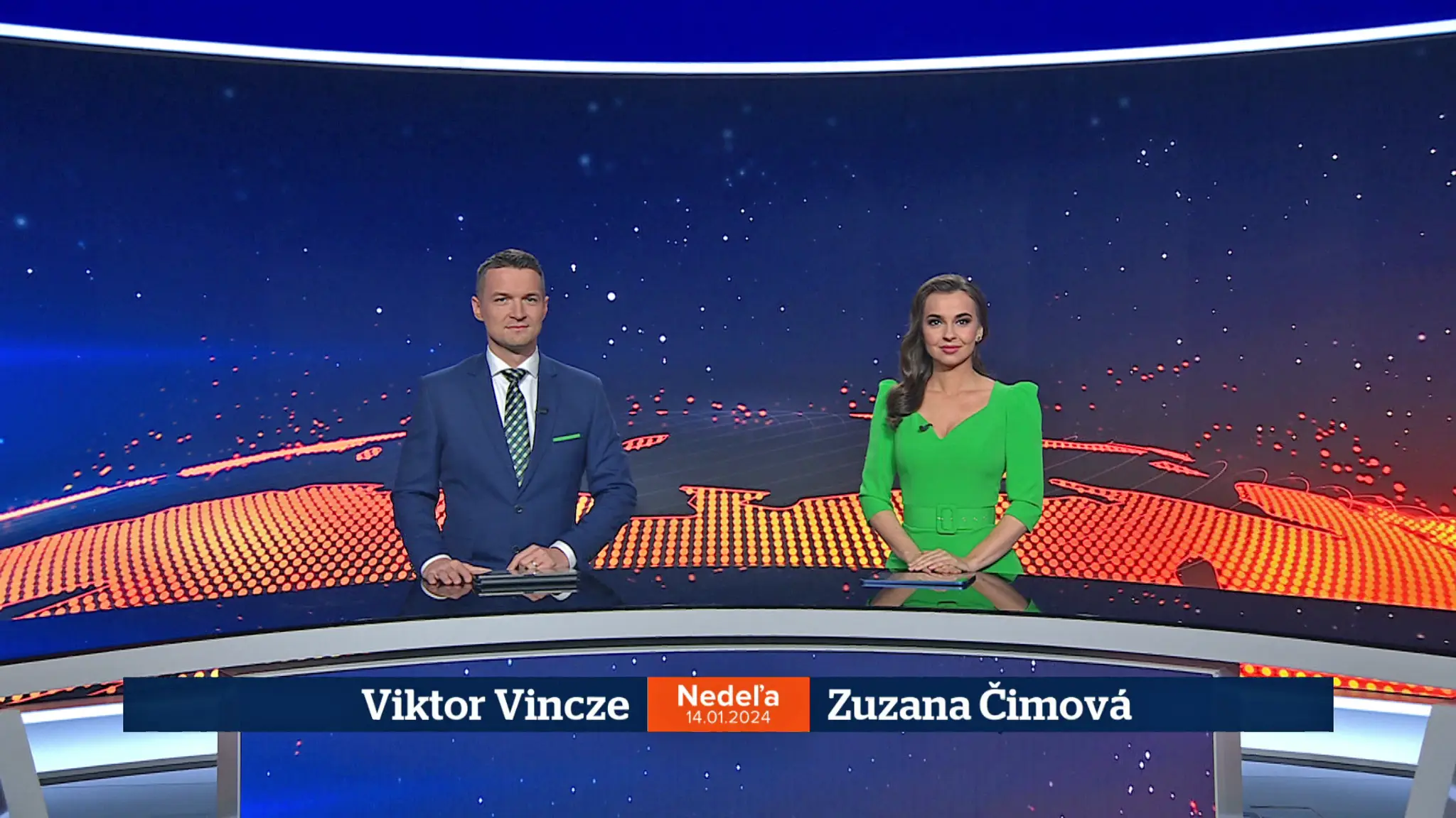 Televízne noviny.