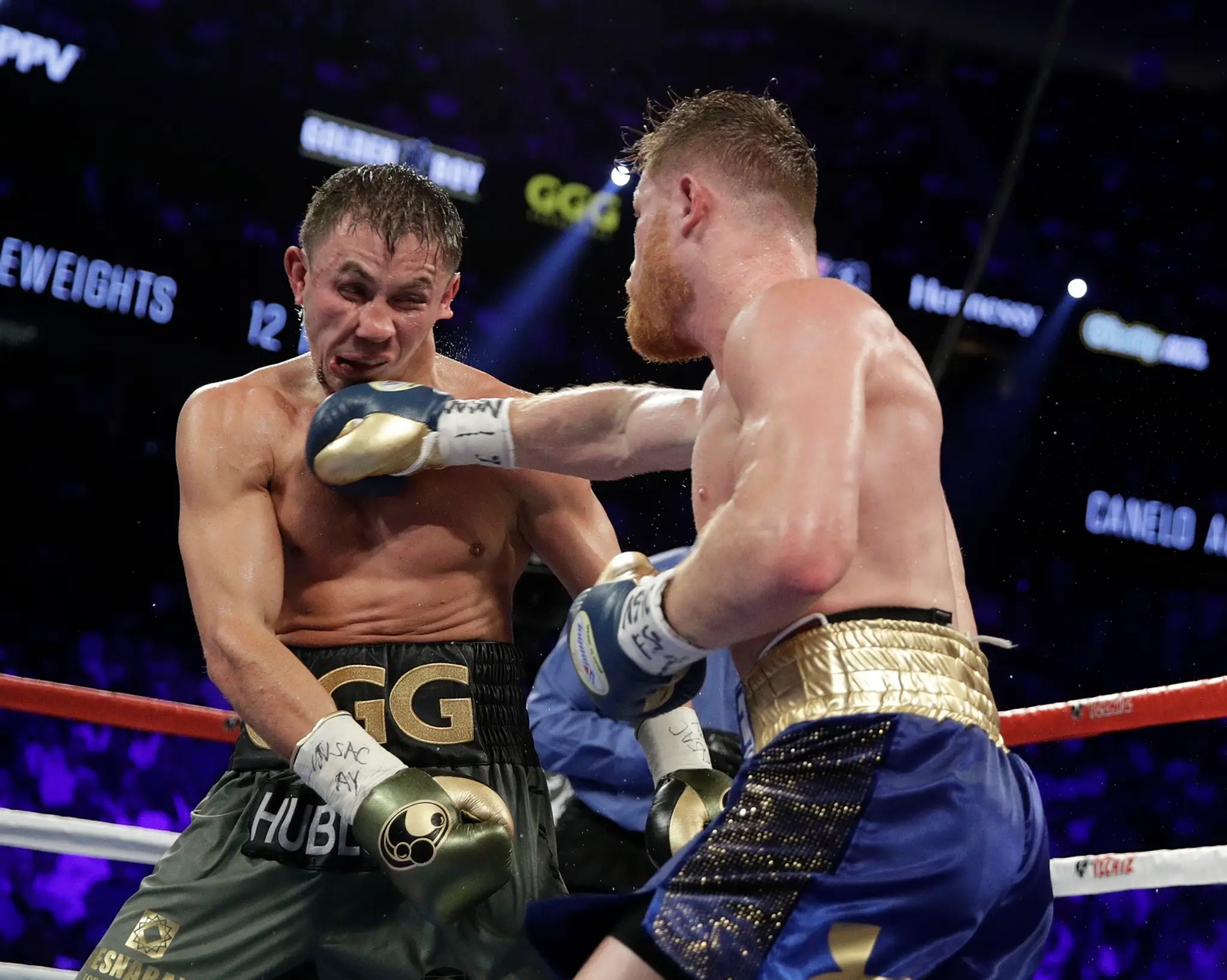 Canelo Alvarez versus Gennady Golovkin.