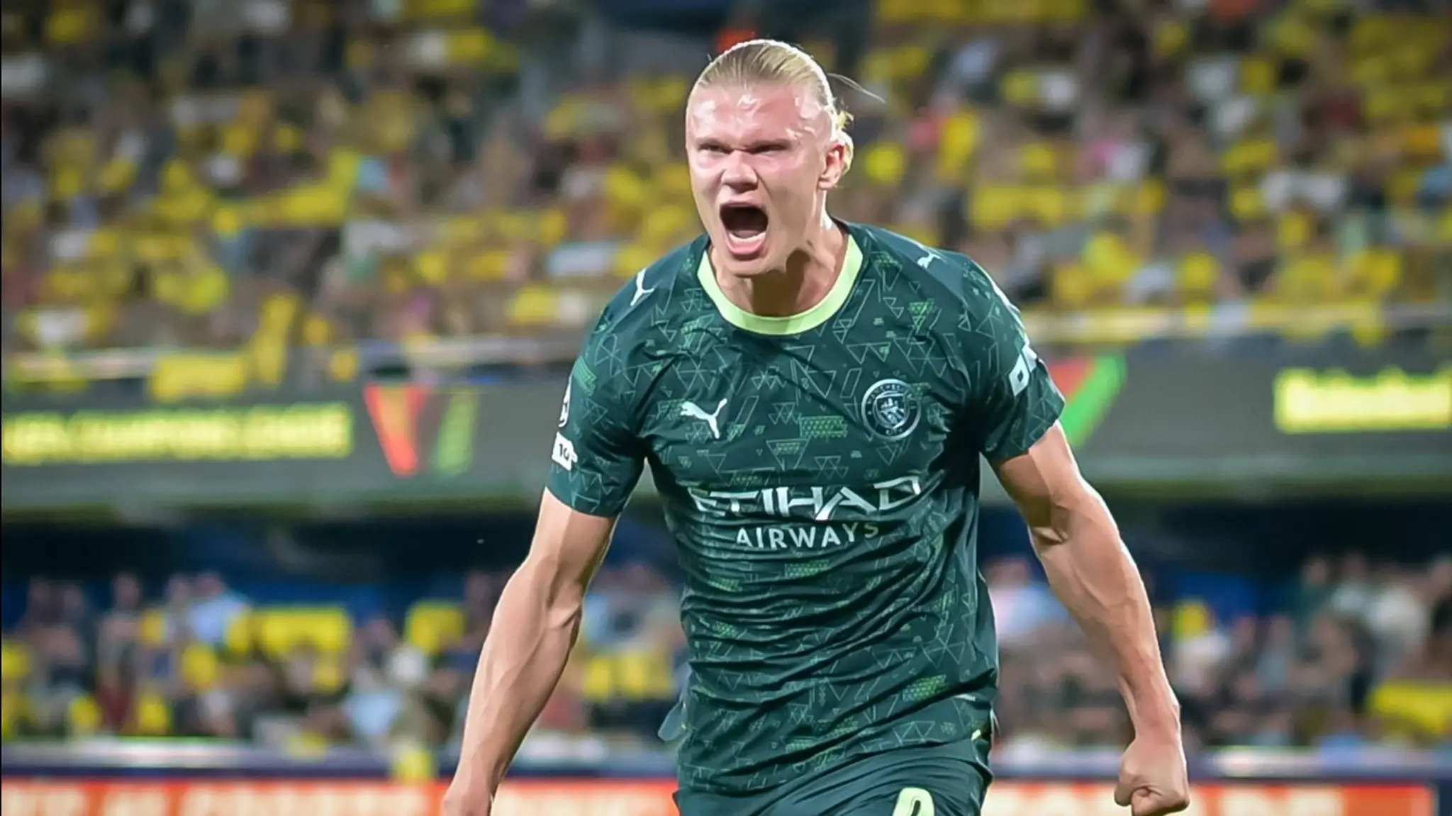 Erling Haaland oslavuje gól