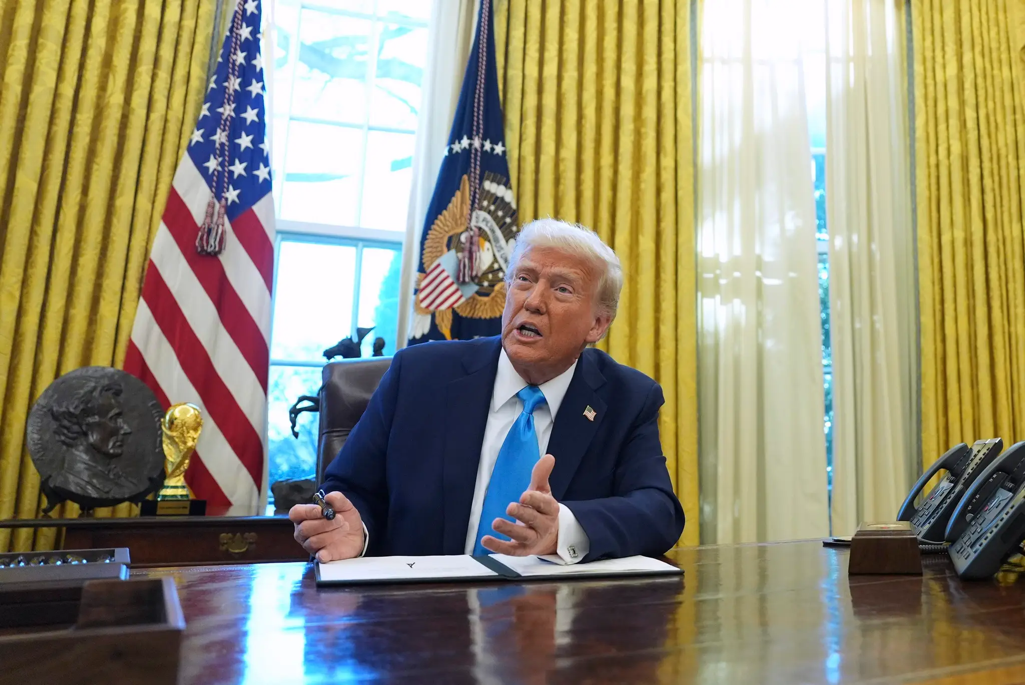 Na snímke americký prezident Donald Trump.
