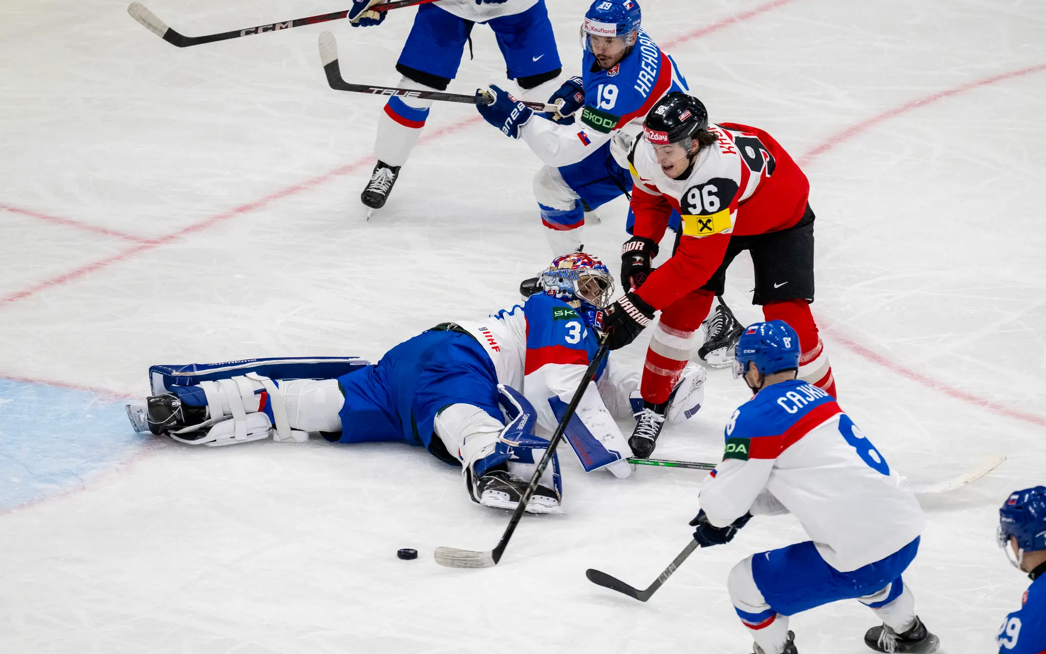 Slovensko - Rakúsko (MS v hokeji 2025)