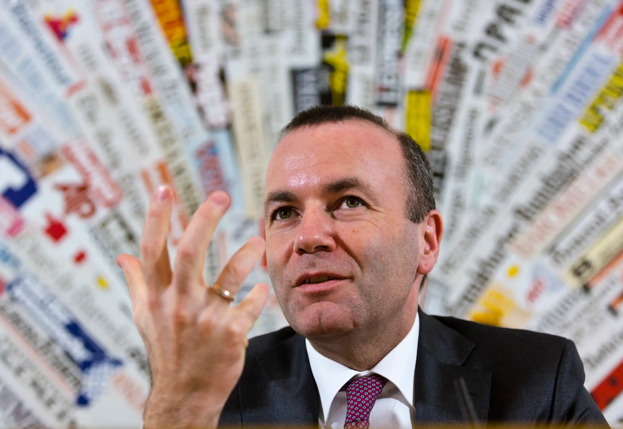 Predseda Európskej ľudovej strany Manfred Weber.