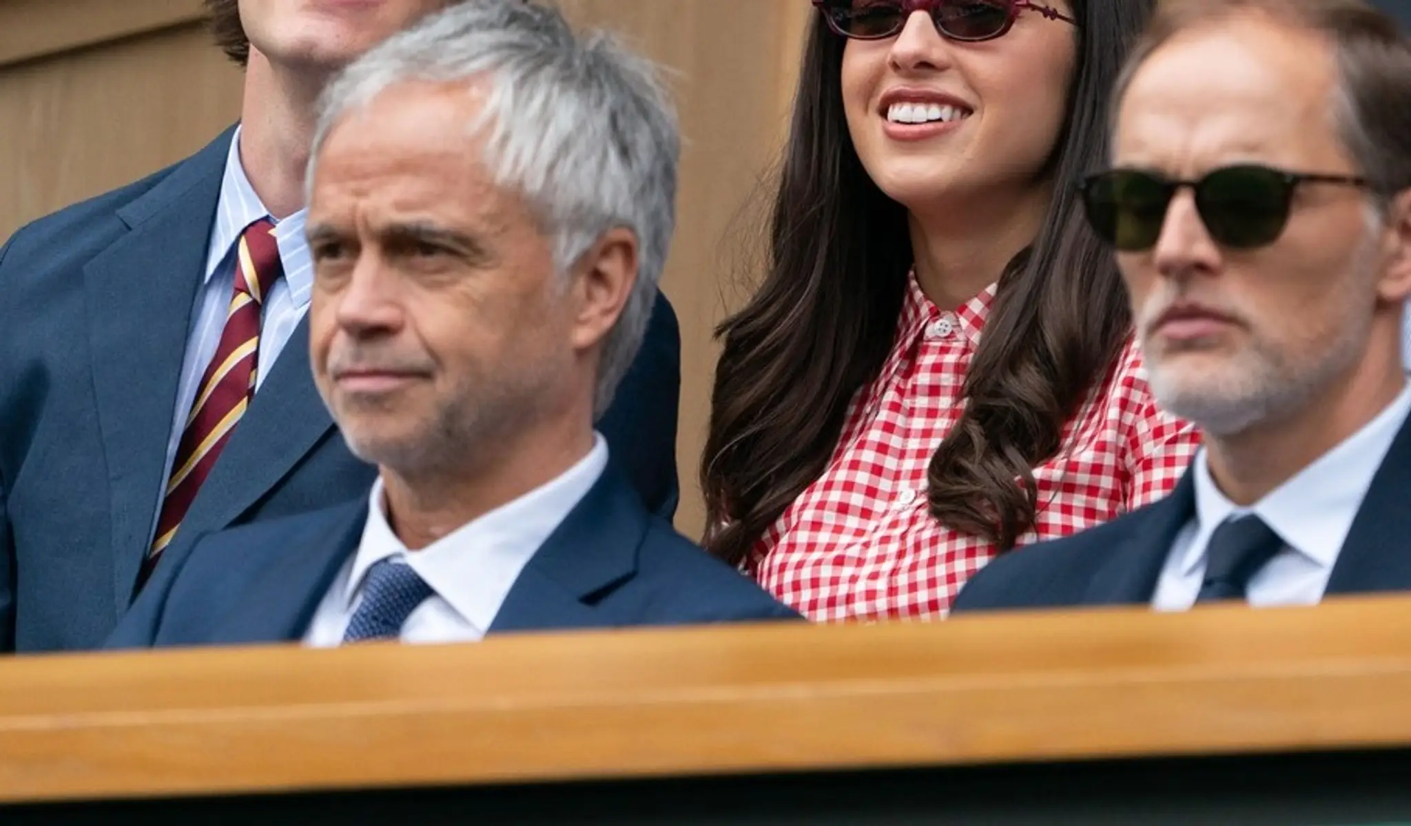 Olivia Rodrigo a Louis Patridge na Wimbledone
