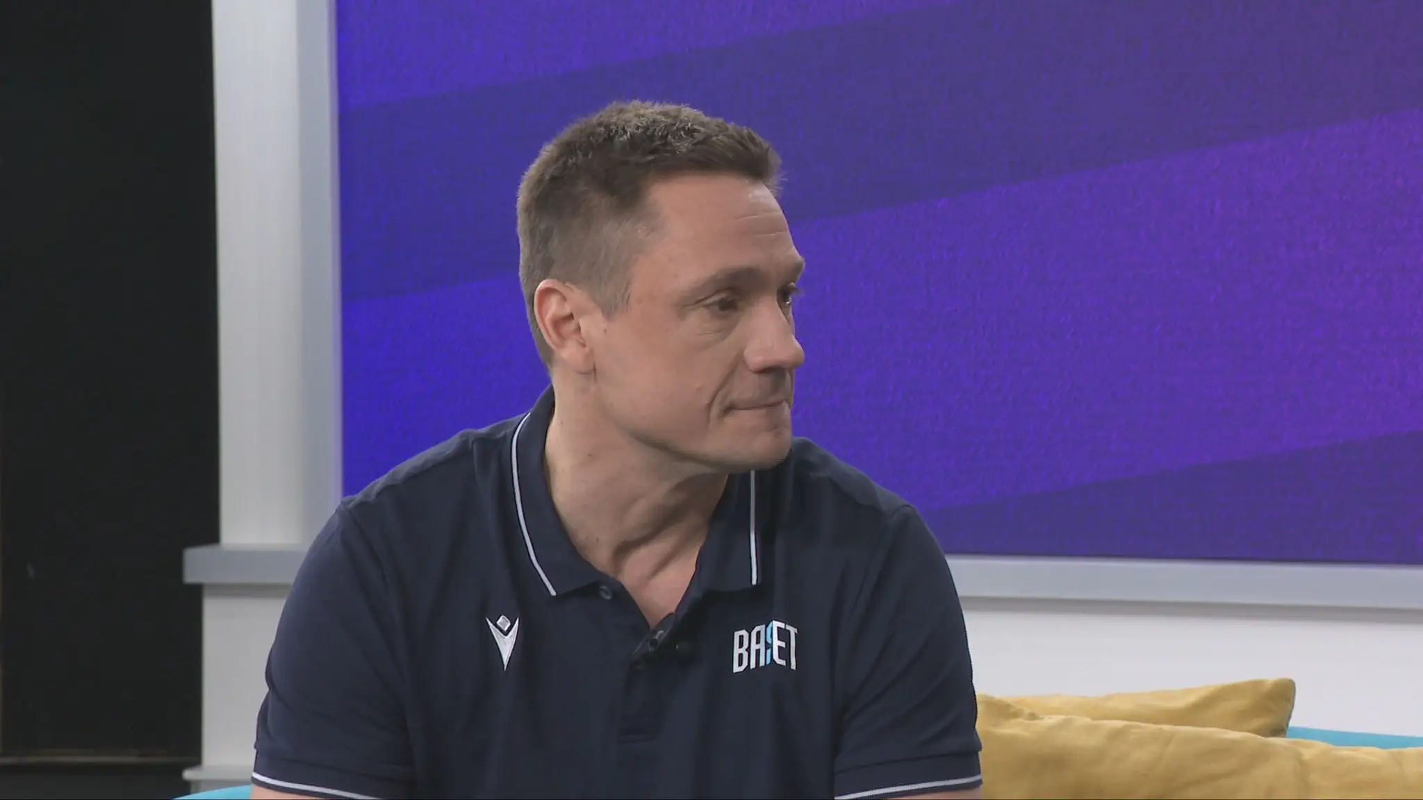 Tréner slovenskej ženskej basketbalovej reprezentácie Martin Pospíšil.