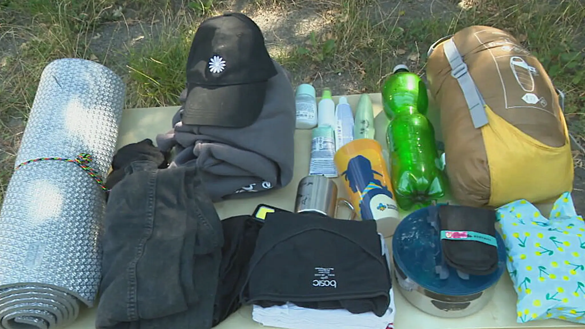 Balenie na festival či stanovačku. 