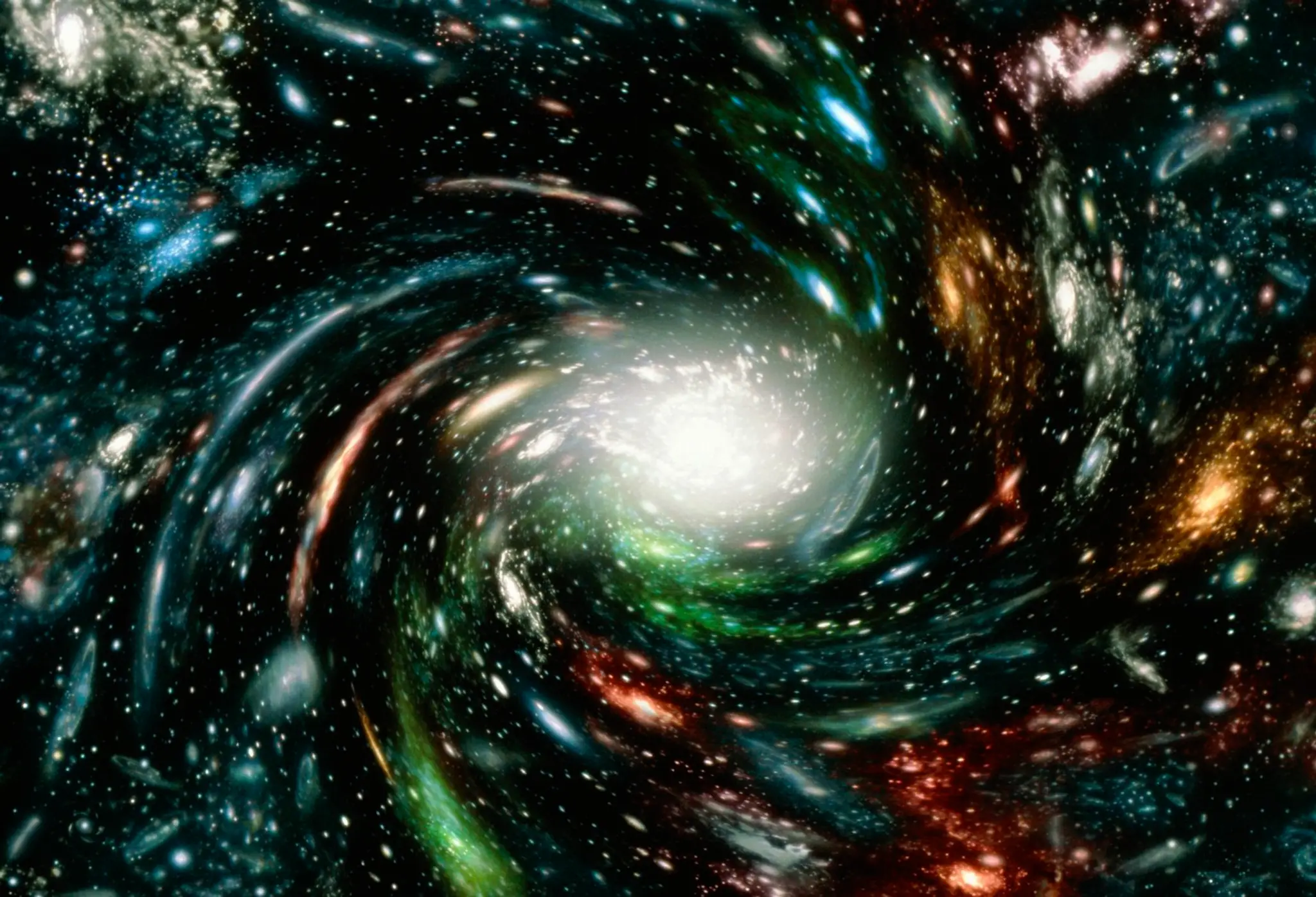Zánik vesmíru - Big Crunch.