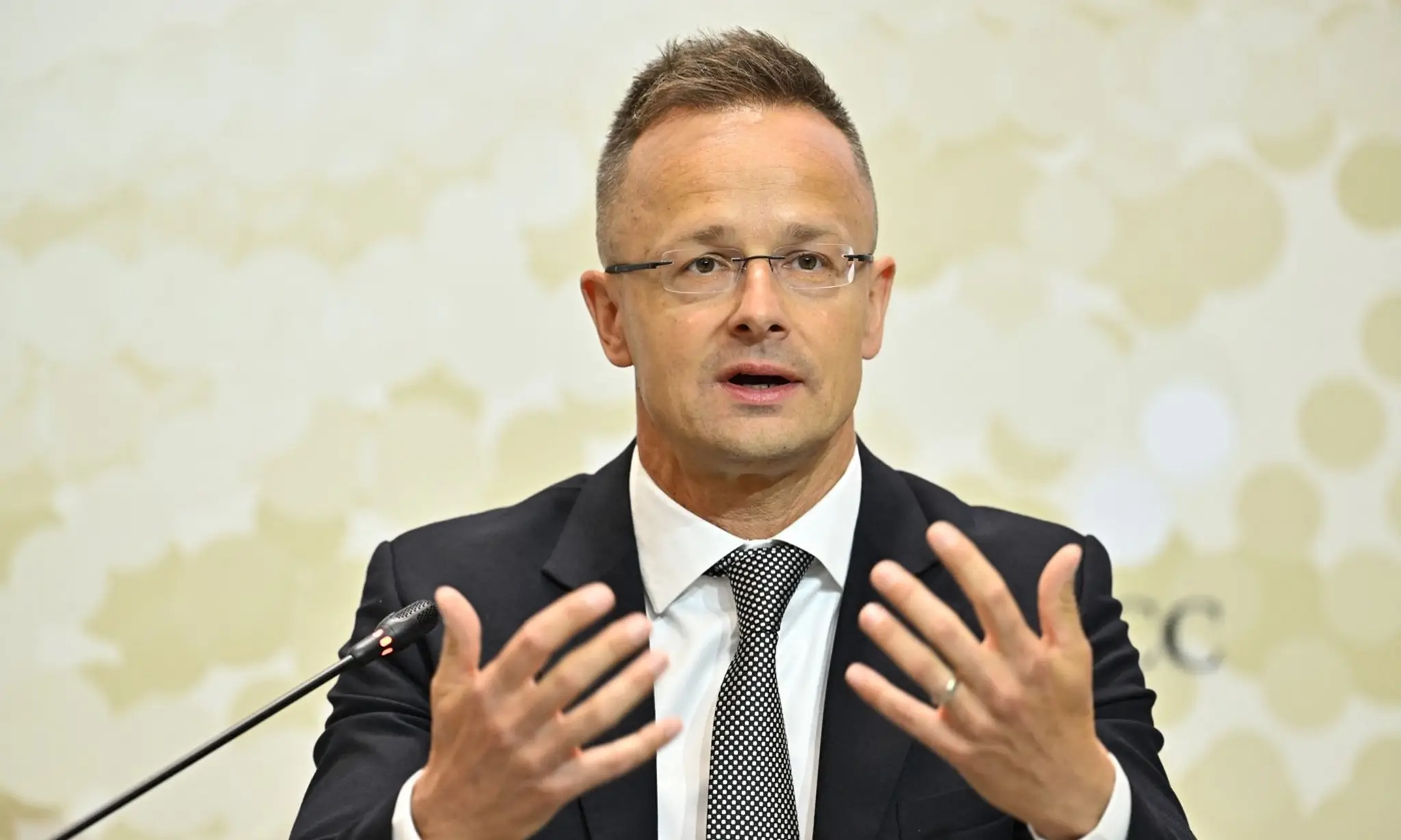 Maďarský minister zahraničných vecí Péter Szijjártó.