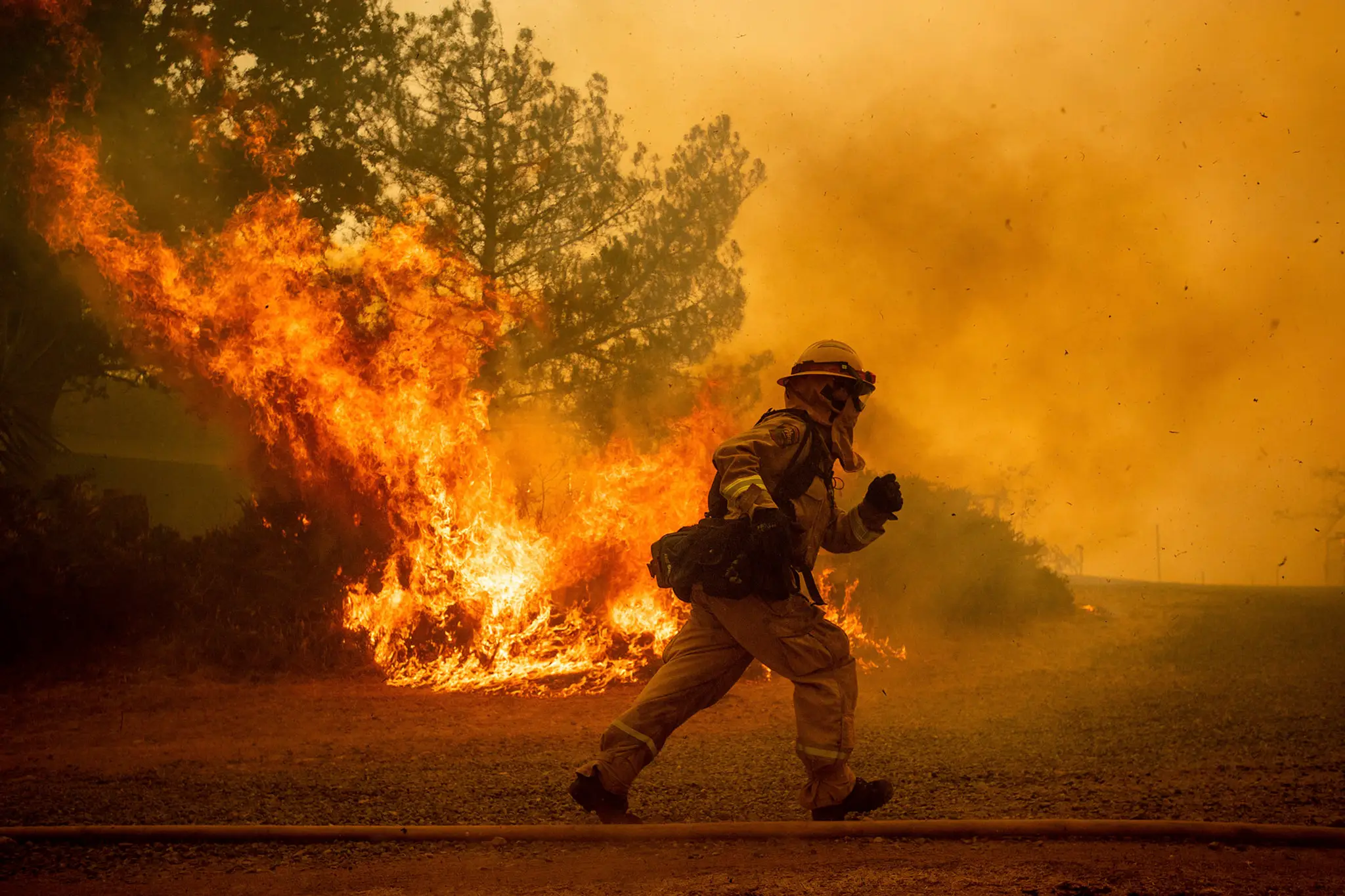 Lesný požiar v Kalifornii