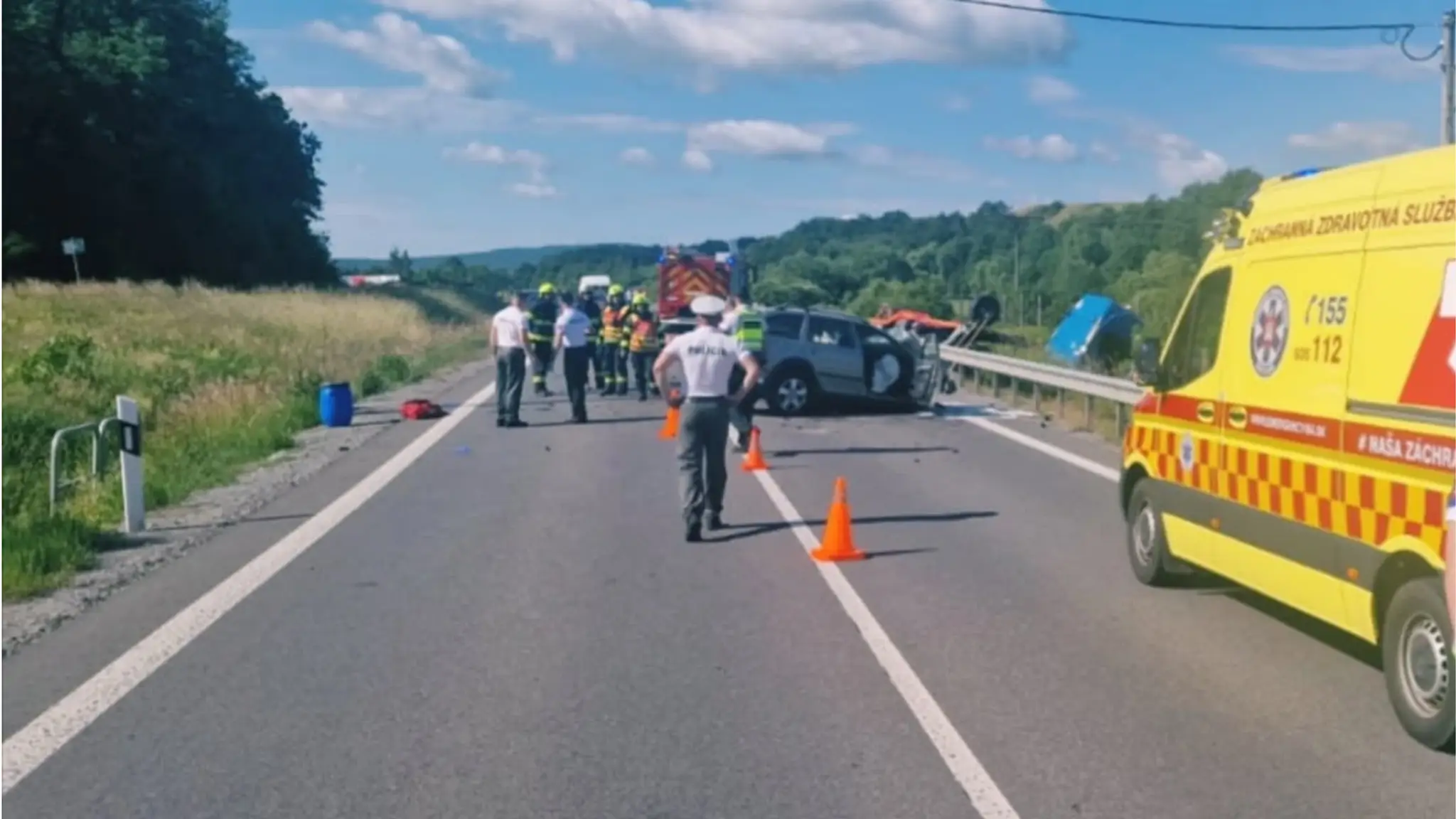 Smrteľná nehoda pri Zvolene si vyžiadala život 66-ročného vodiča.