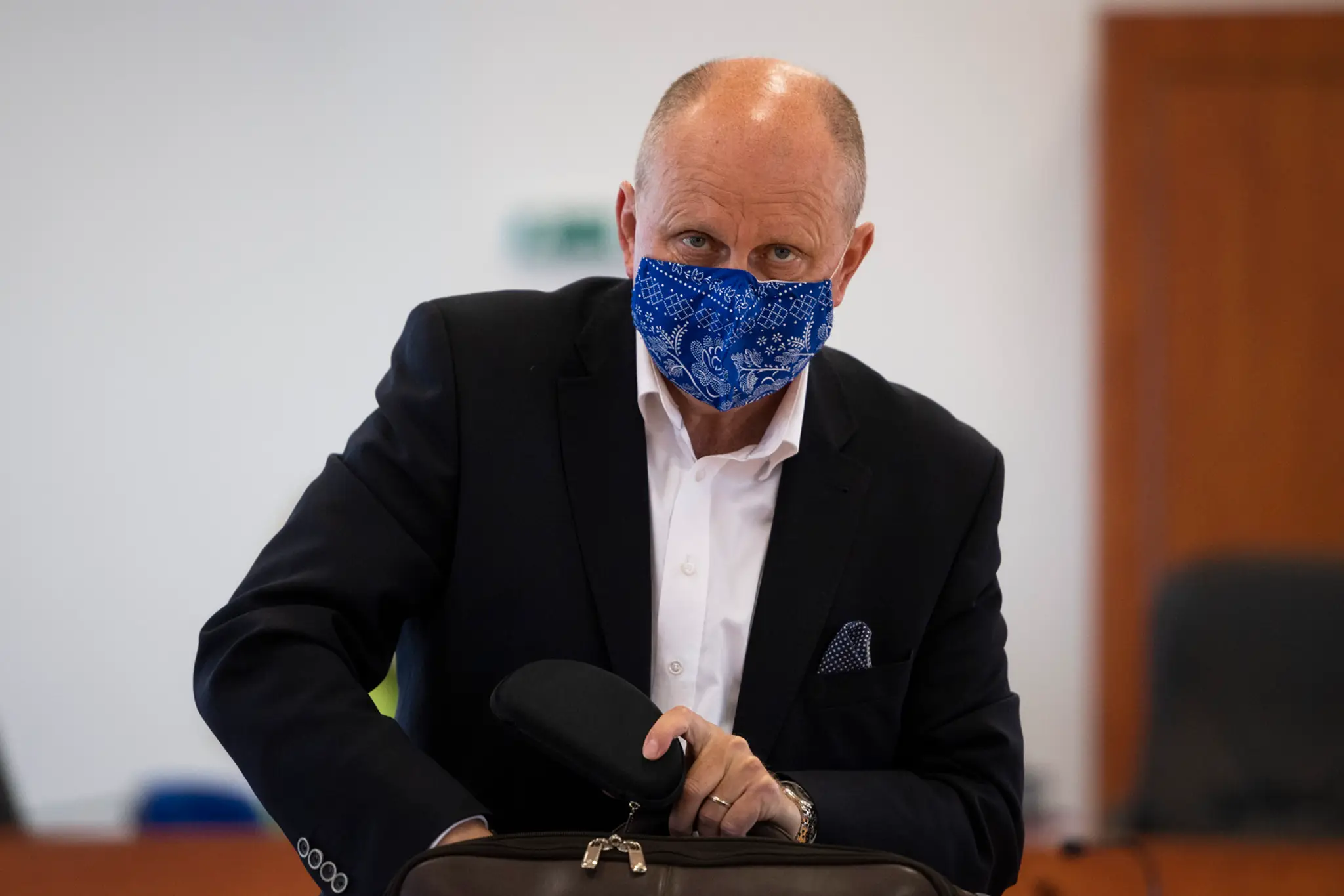 Daniel Lipšic a Jana Kuciaková na pojednávaní v prípade vraždy Jána Kuciaka a Martiny Kušnírovej.