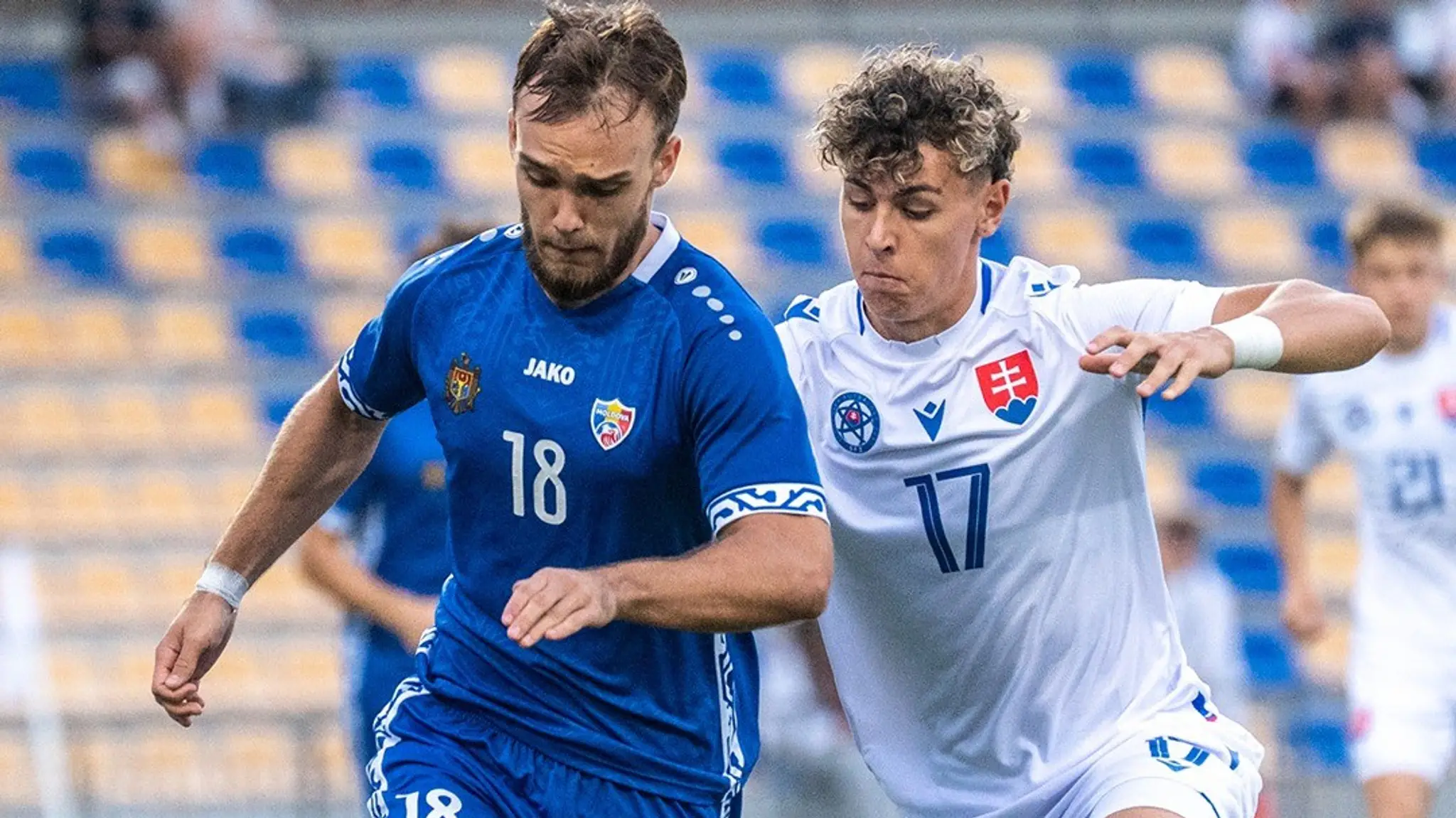 Slovenská reprezentácia do 21 rokov uspela s Moldavskom. (cropped)