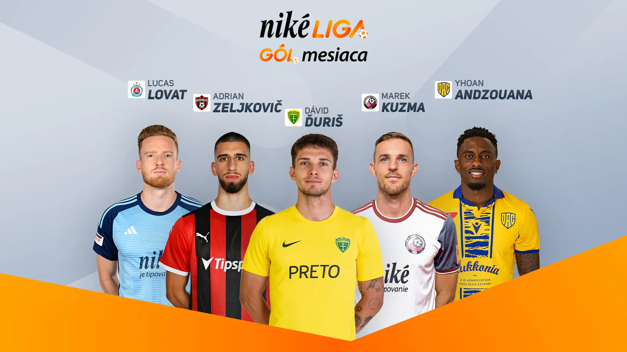 Nominovaní v ankete Gól mesiaca október.