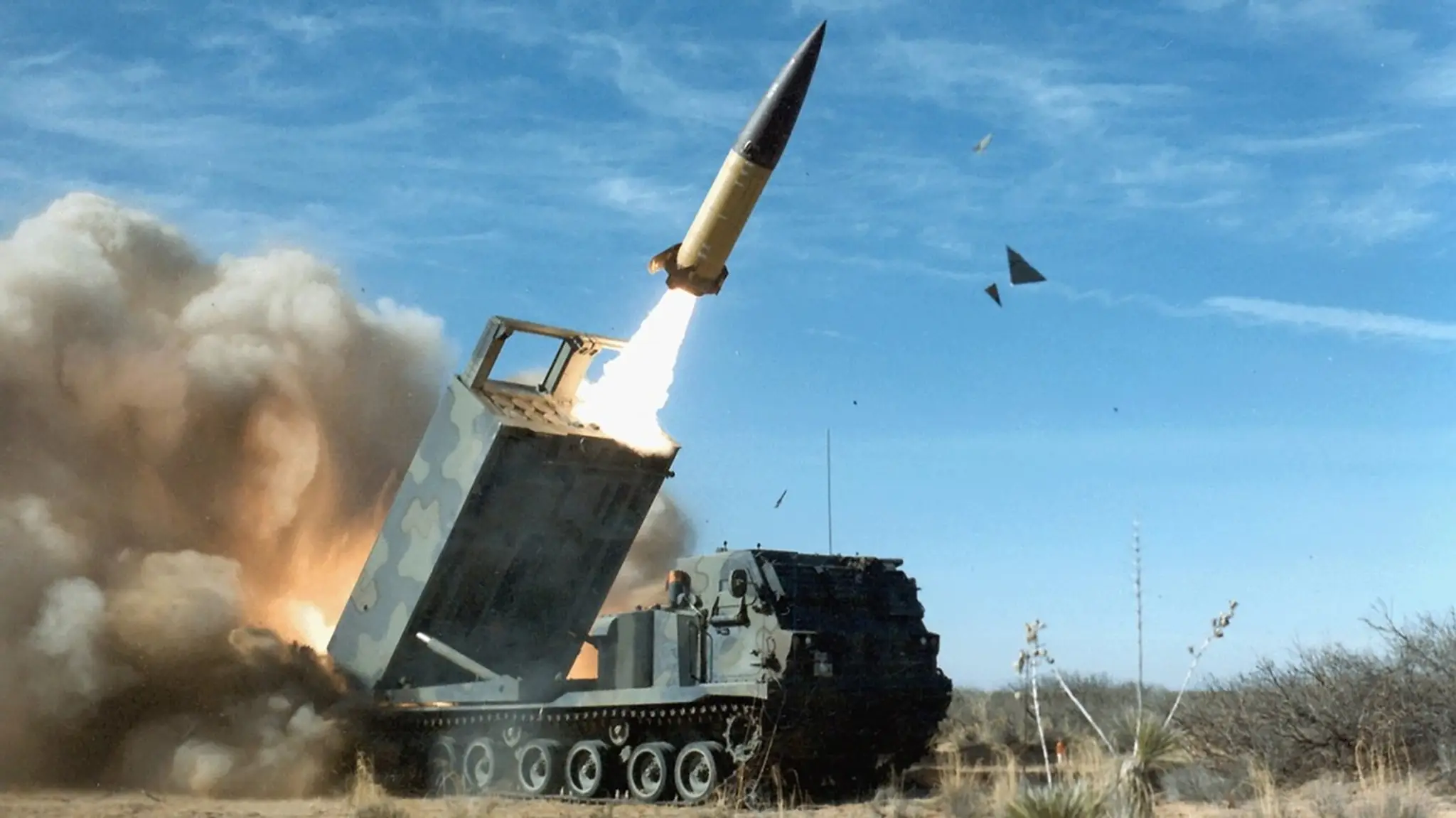 Test rakety ATACMS.