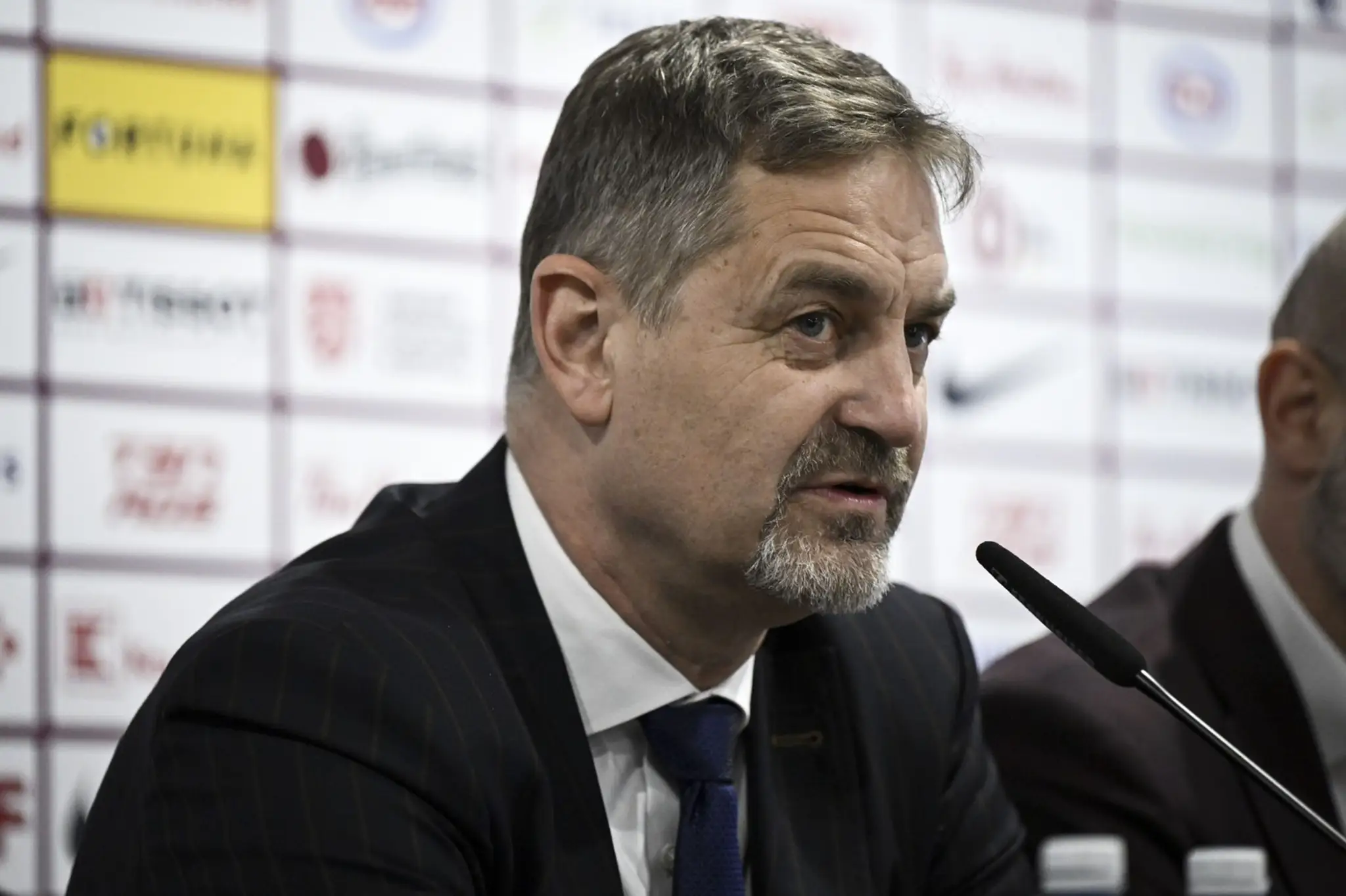Viceprezident IIHF Petr Bříza.