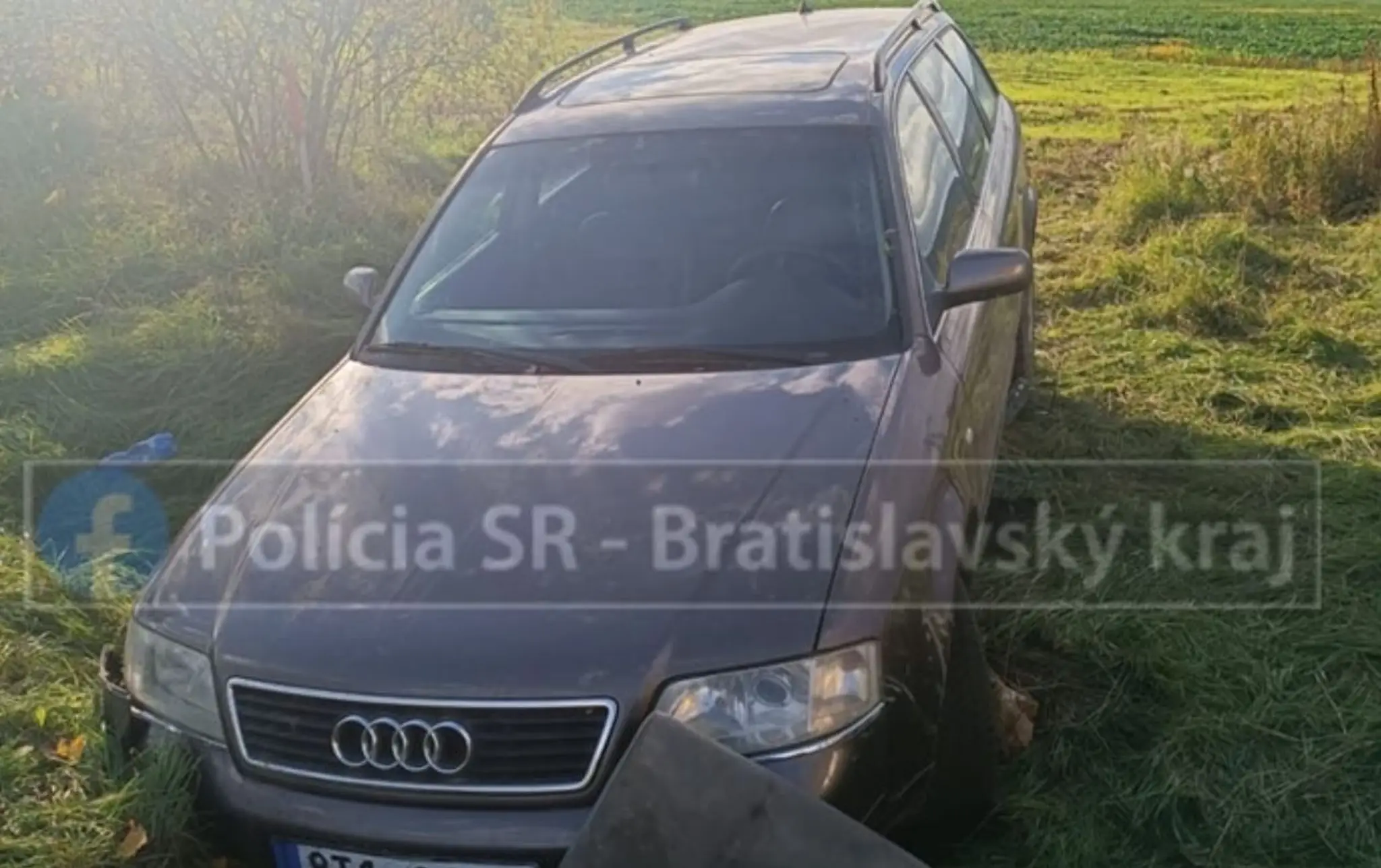 Nehoda na ceste zo Slovenského Grobu
