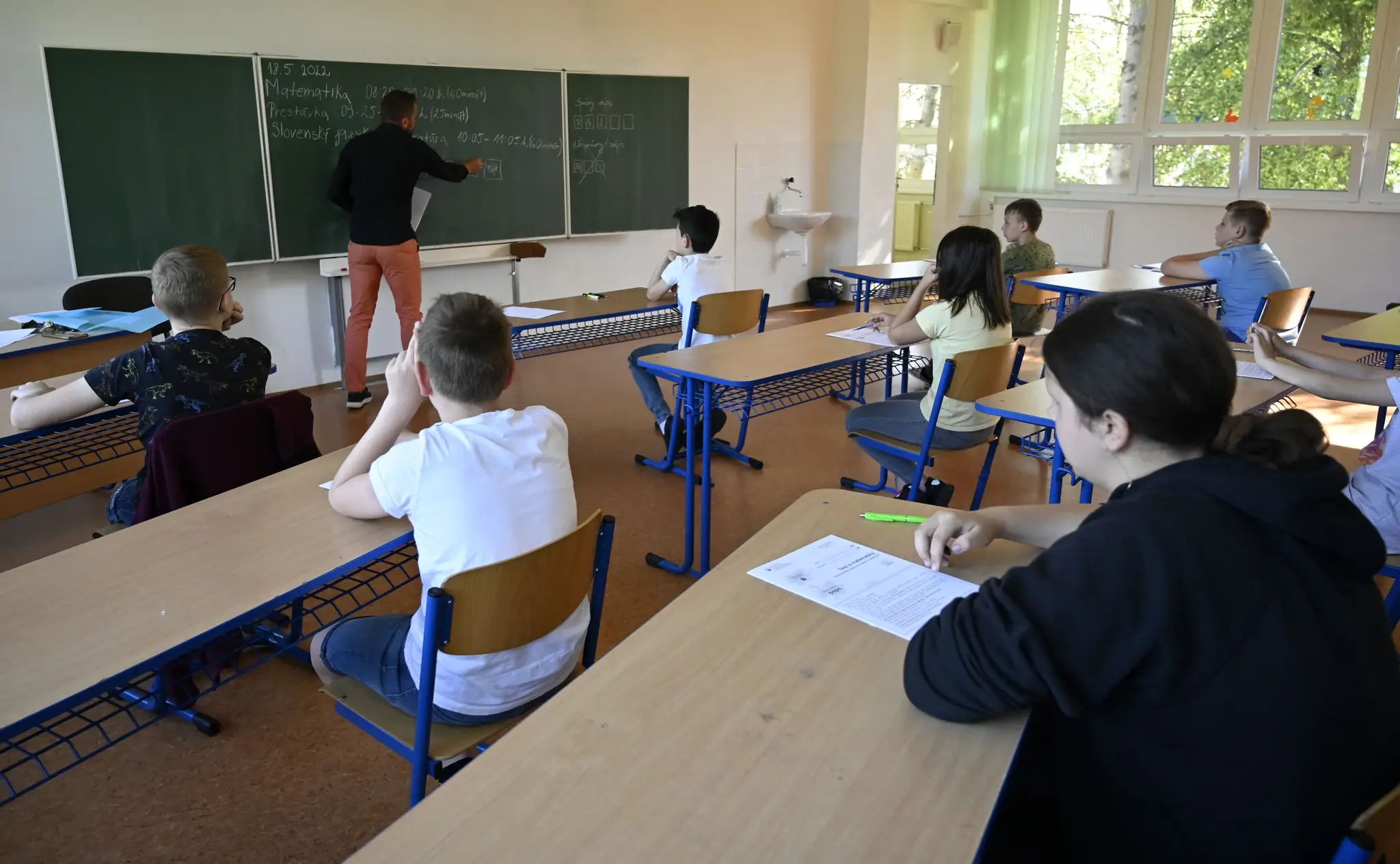 Žiaci test