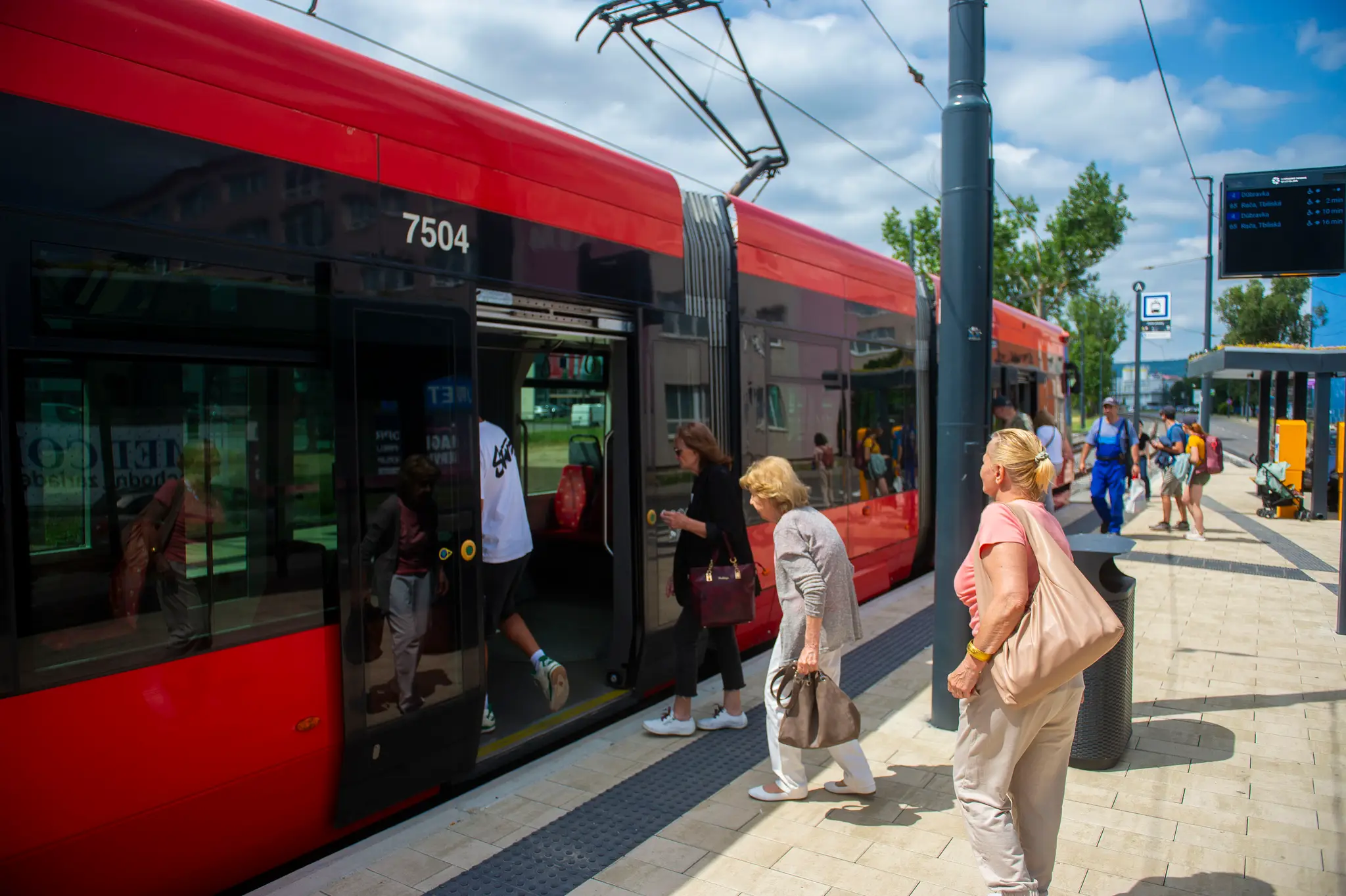 Električka v Bratislave - vajnorská radiála