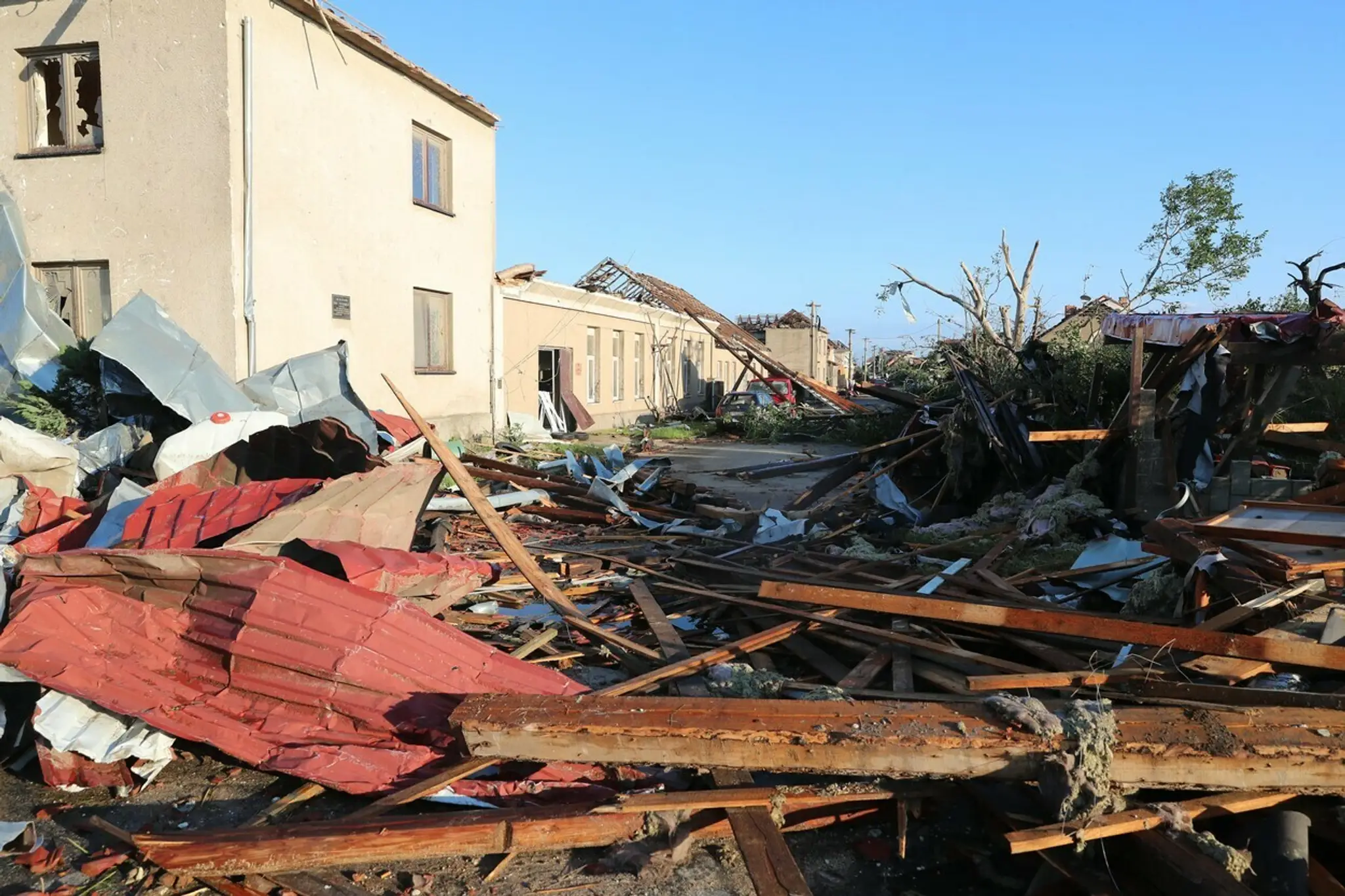 Apokalypsa po tornáde a búrke na Morave