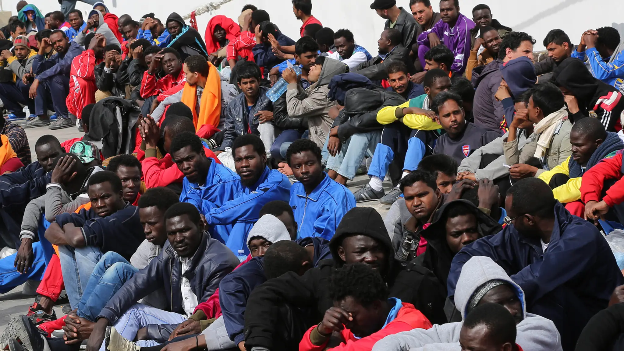 Africkí imigranti.