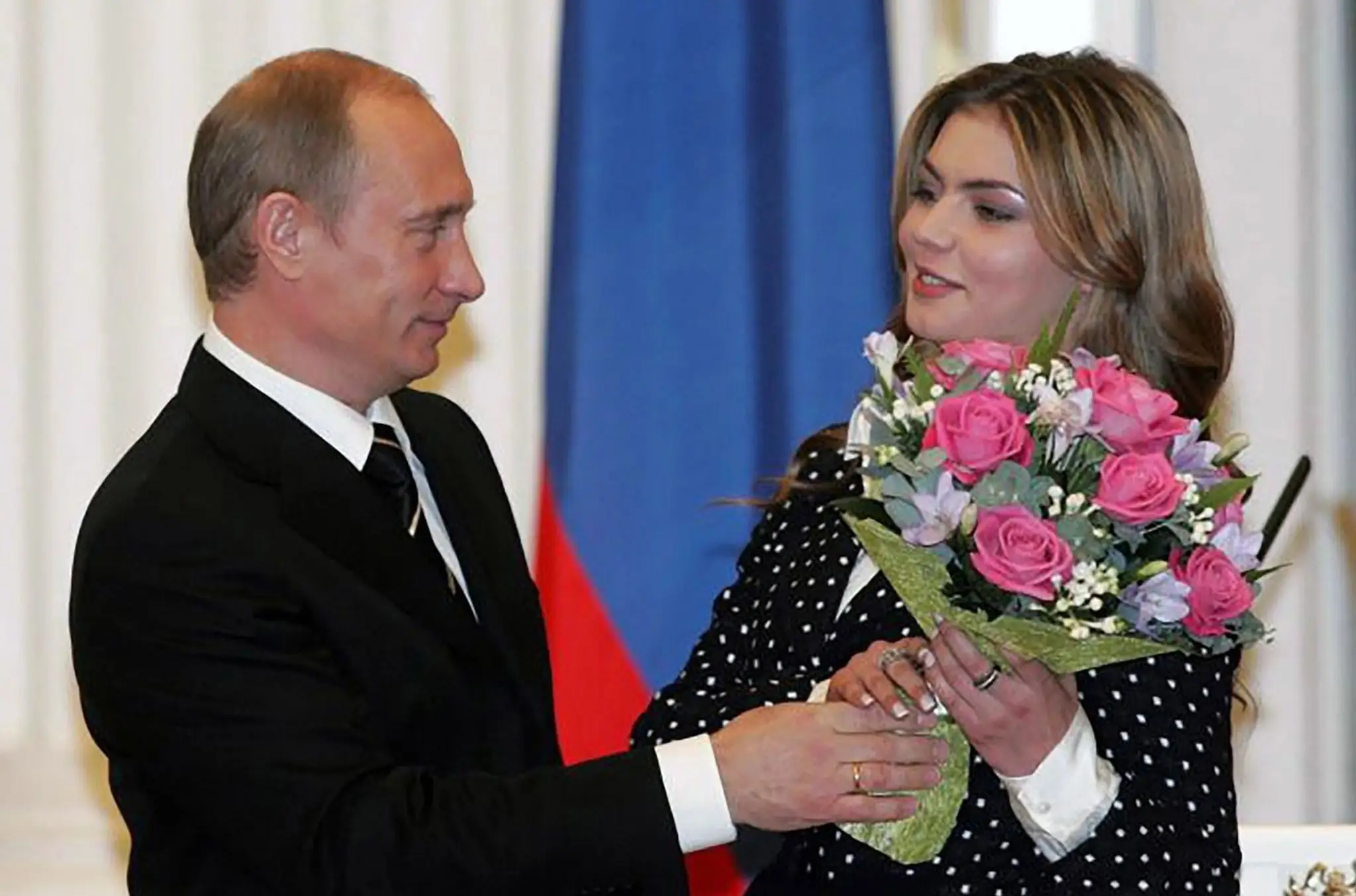 Alina Kabajevová a Vladimir Putin. 