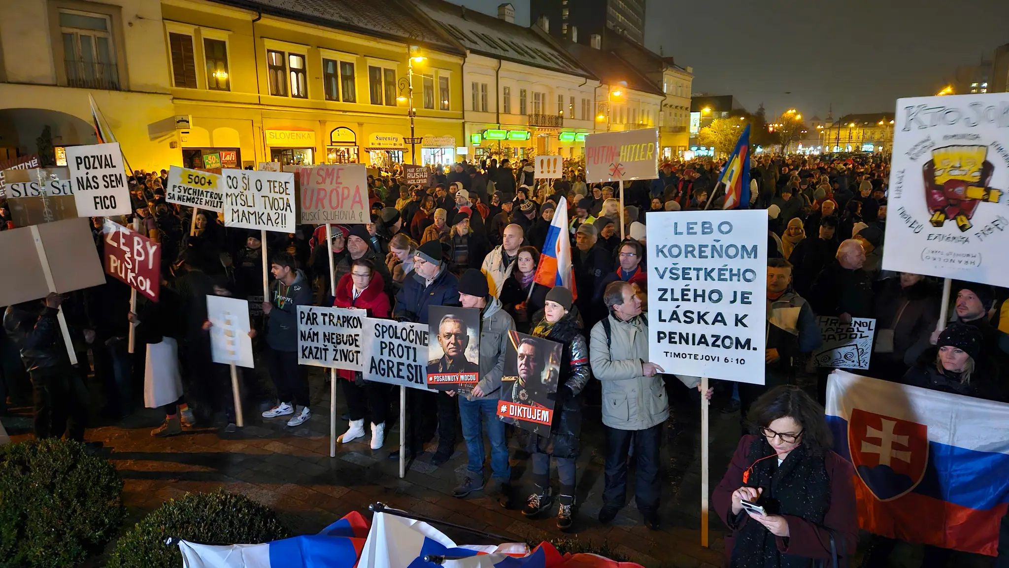 Protest v Košiciach