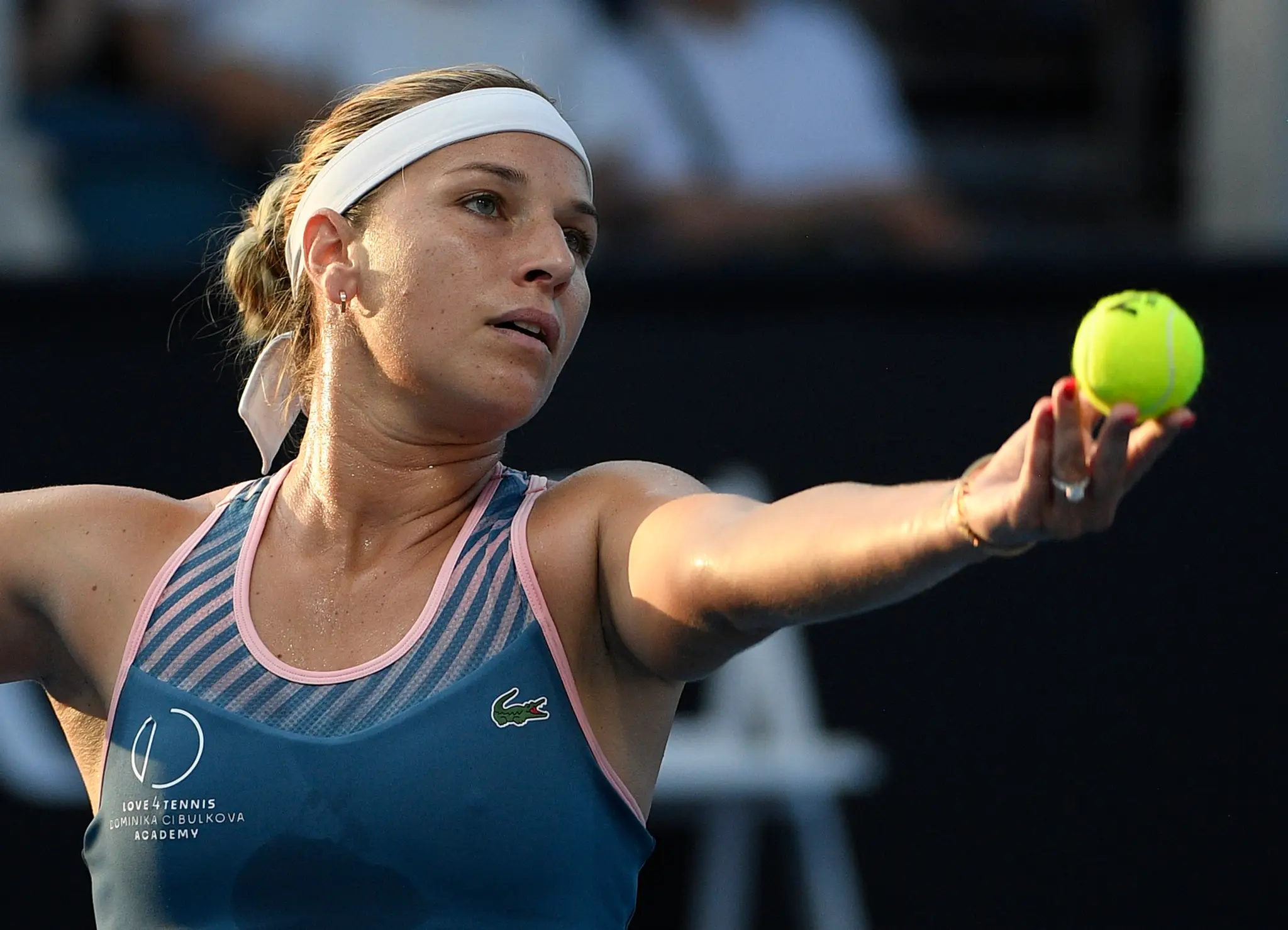 Tenistka Dominika Cibulková v 1. kole na Australian Open.