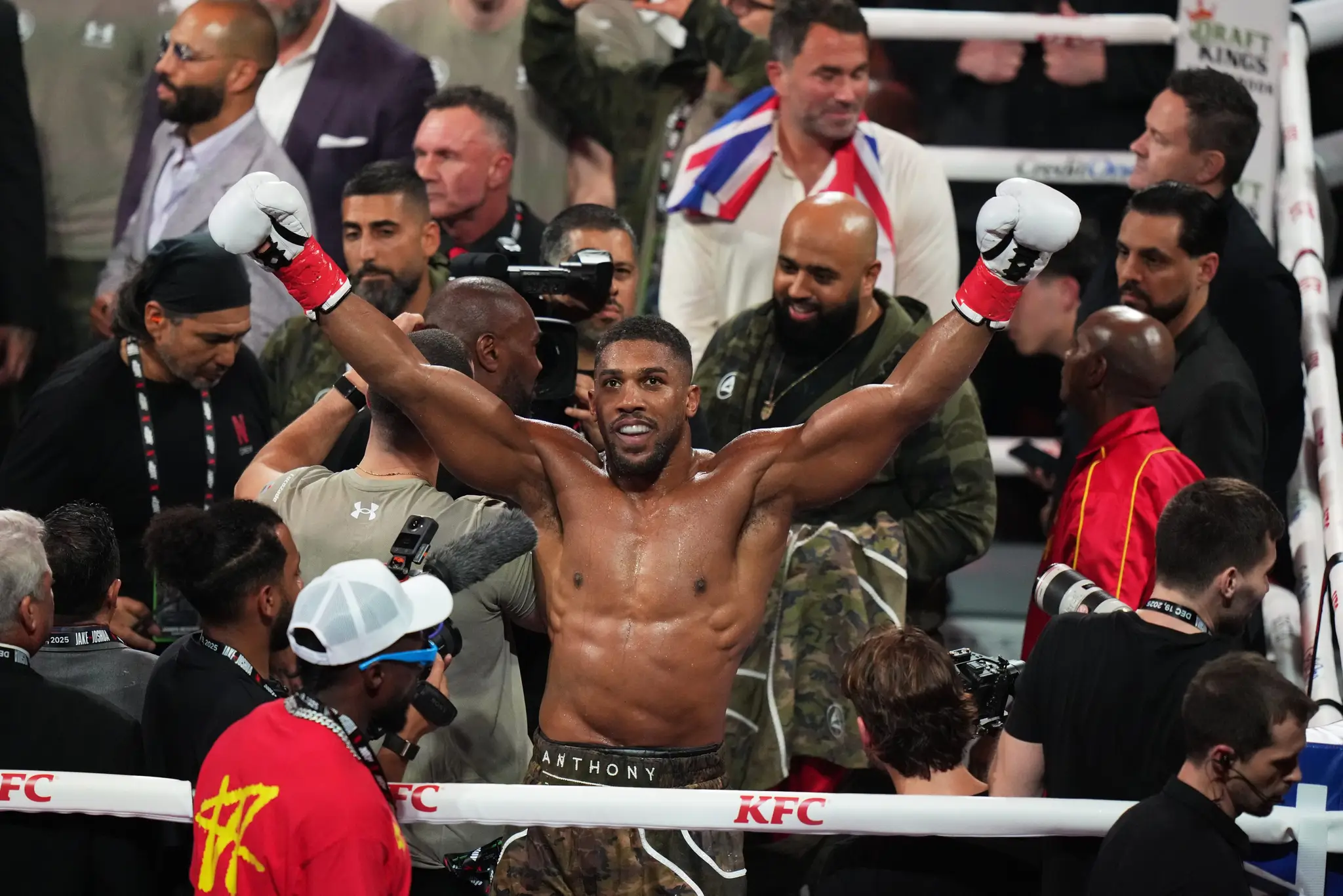 Anthony Joshua po víťazstve nad Jakeom Paulom
