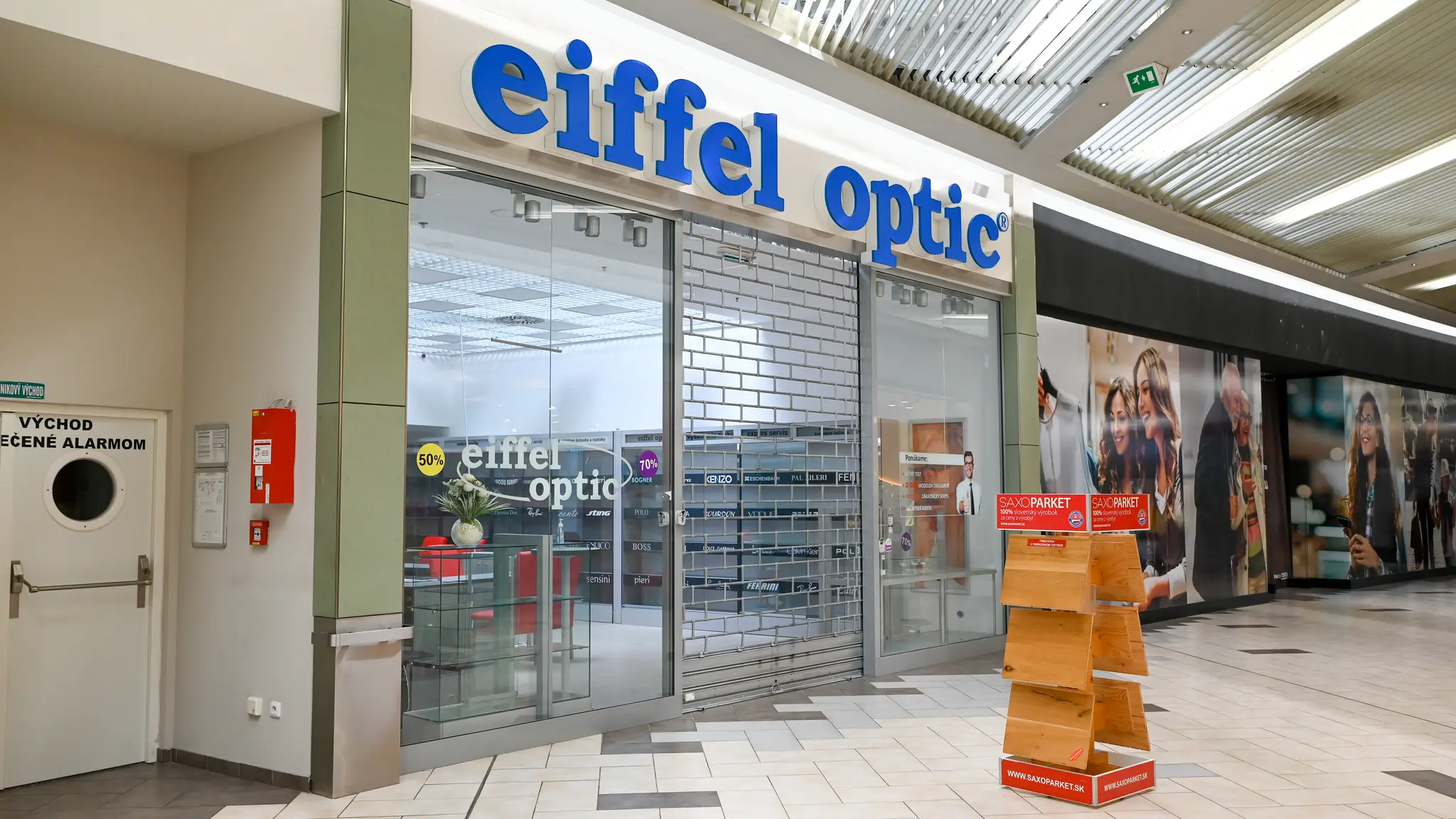 Zatvorené predajne spoločnosti Eiffel Optic