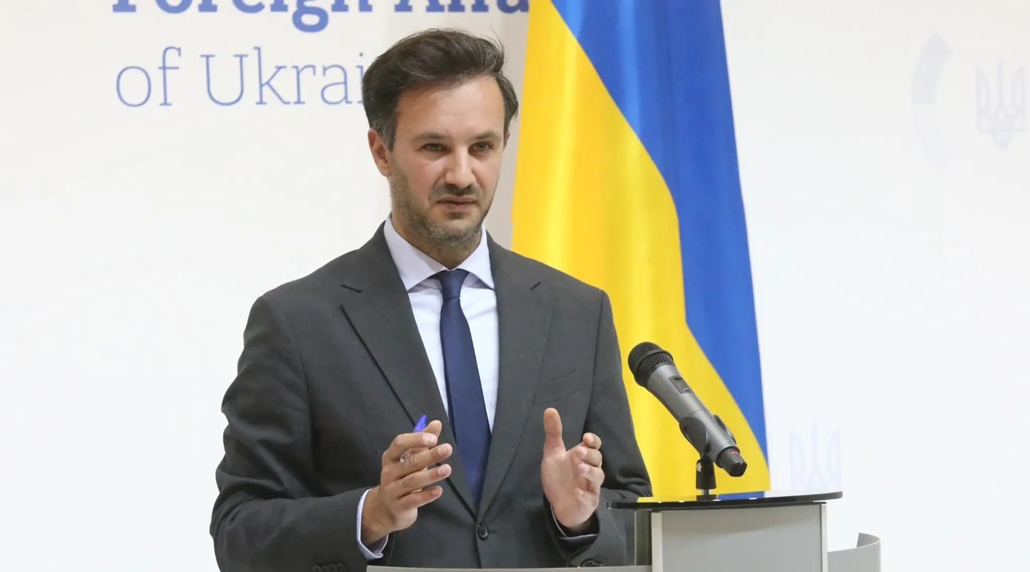 Hovorca ukrajinského ministerstva zahraničia Heorhij Tychyj.