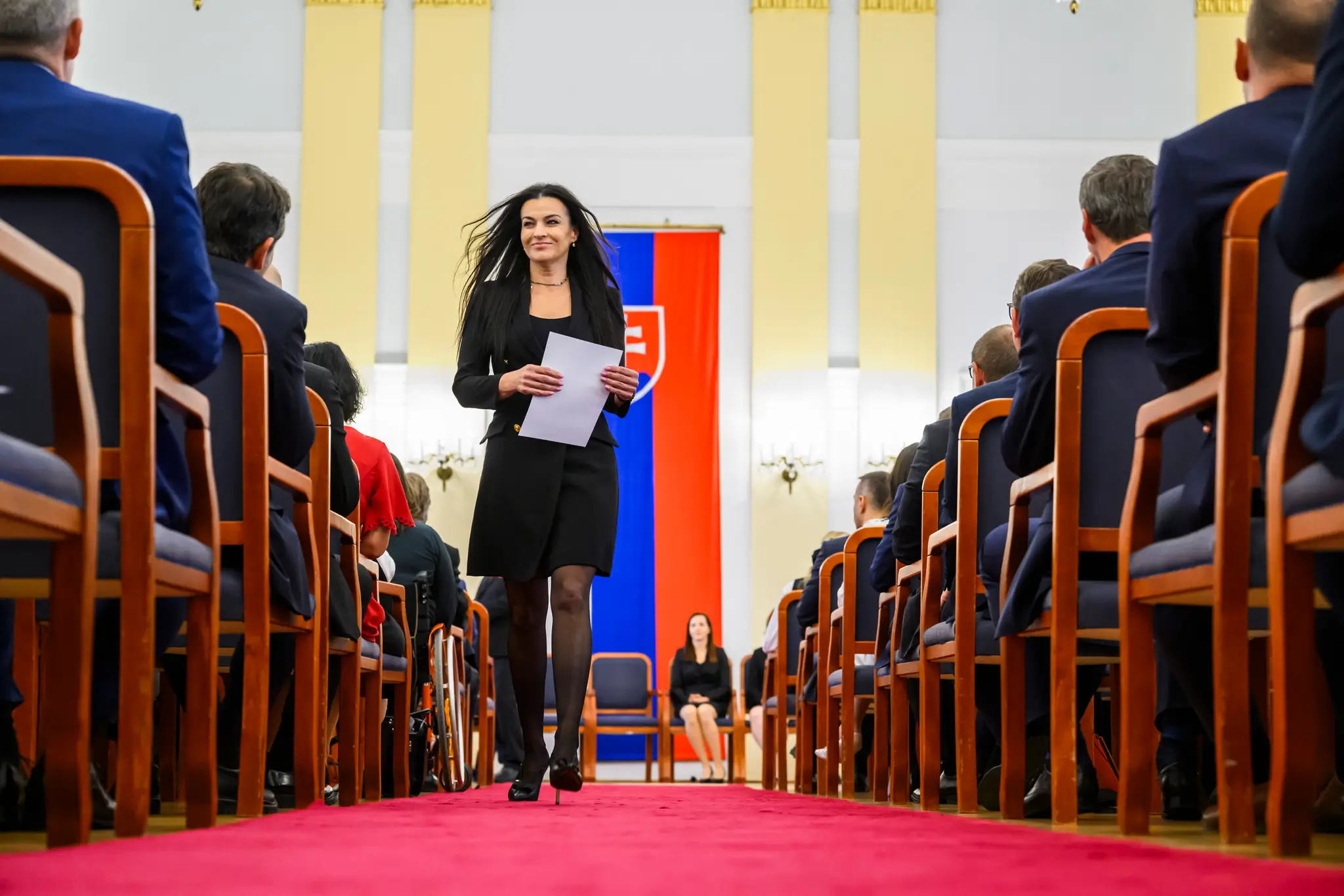 Preberanie osvedčení. 