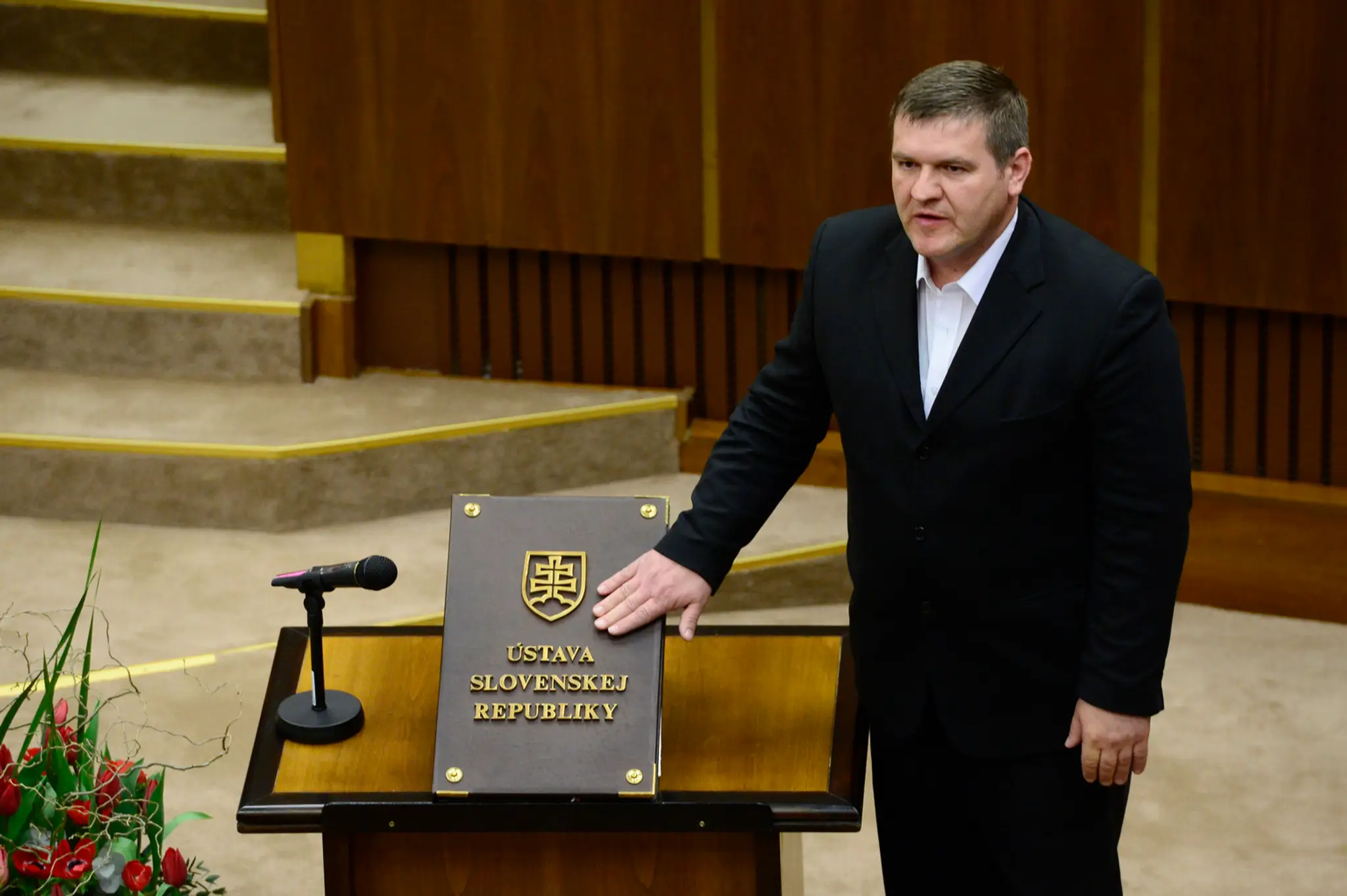Na snímke Ondrej Binder