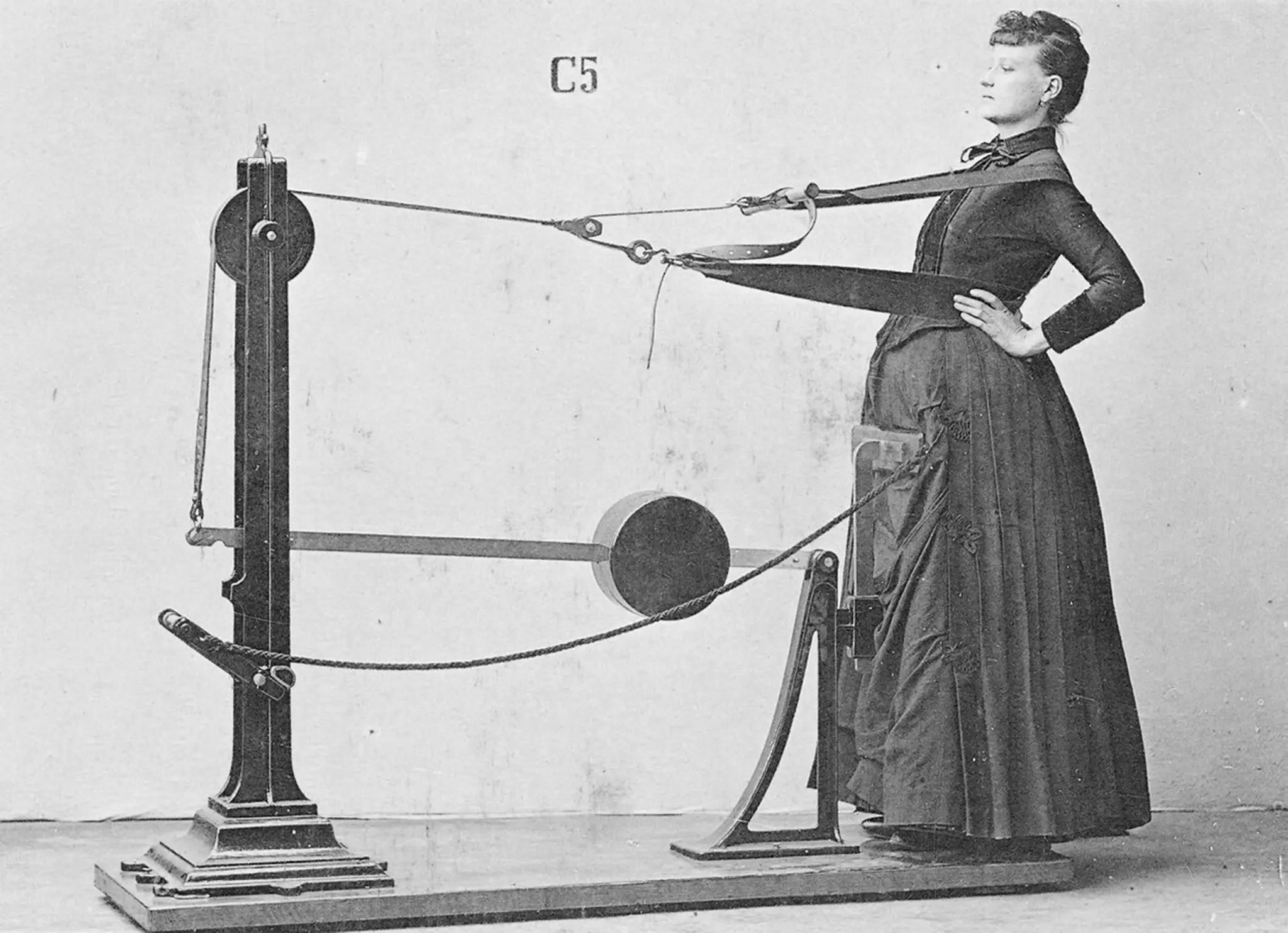 Posilňovňa z roku 1892.