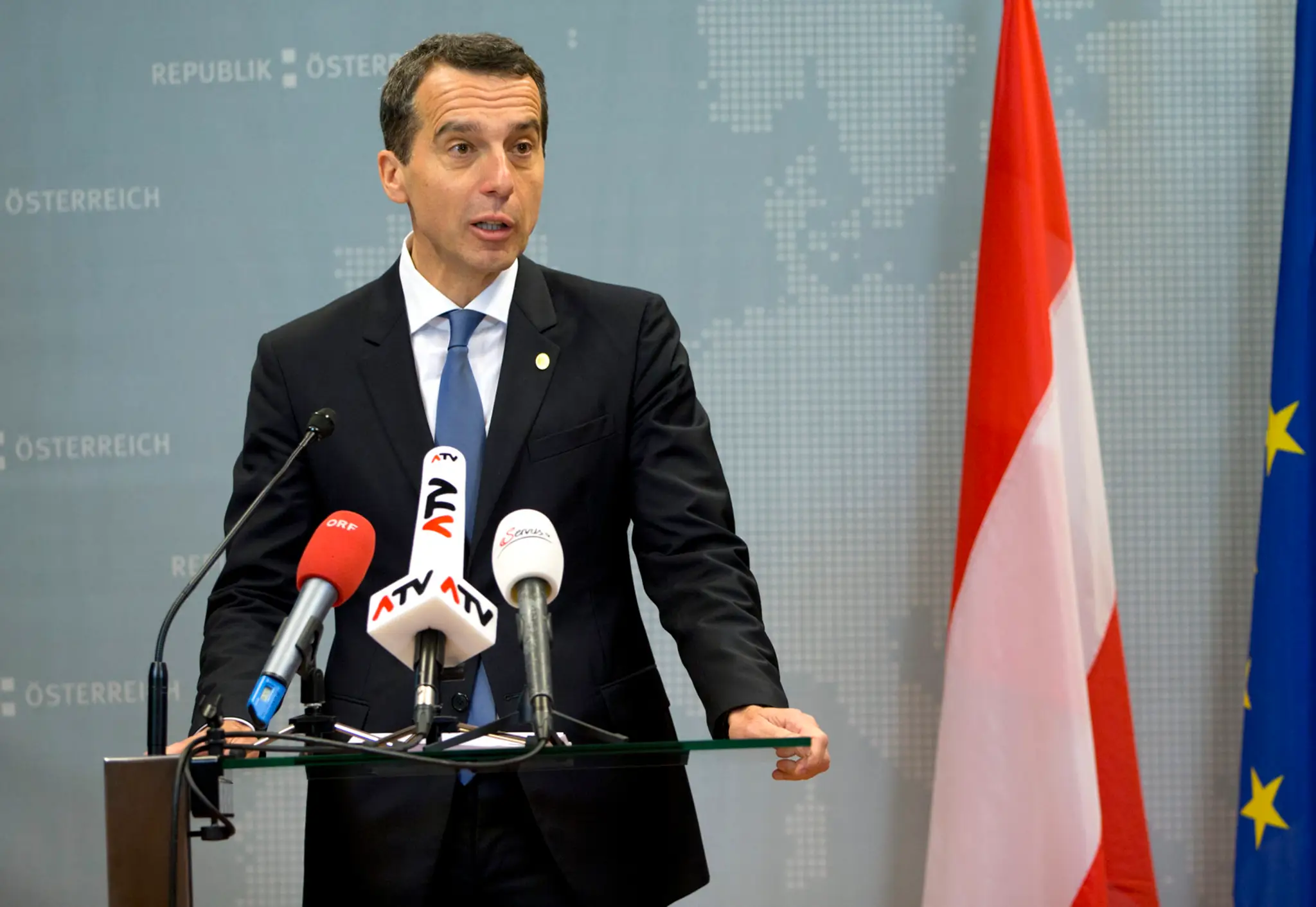  Rakúsky kancelár Christian Kern
