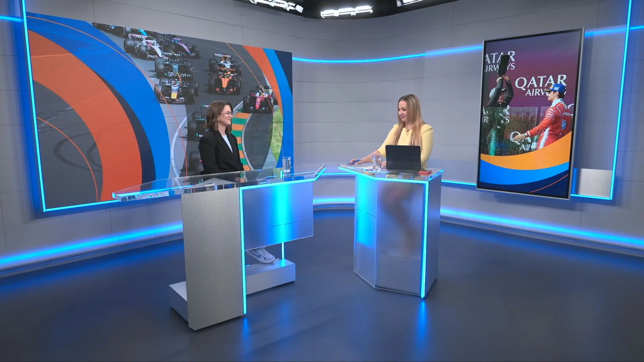 Soňa Kolcunová v štúdiu TN live.