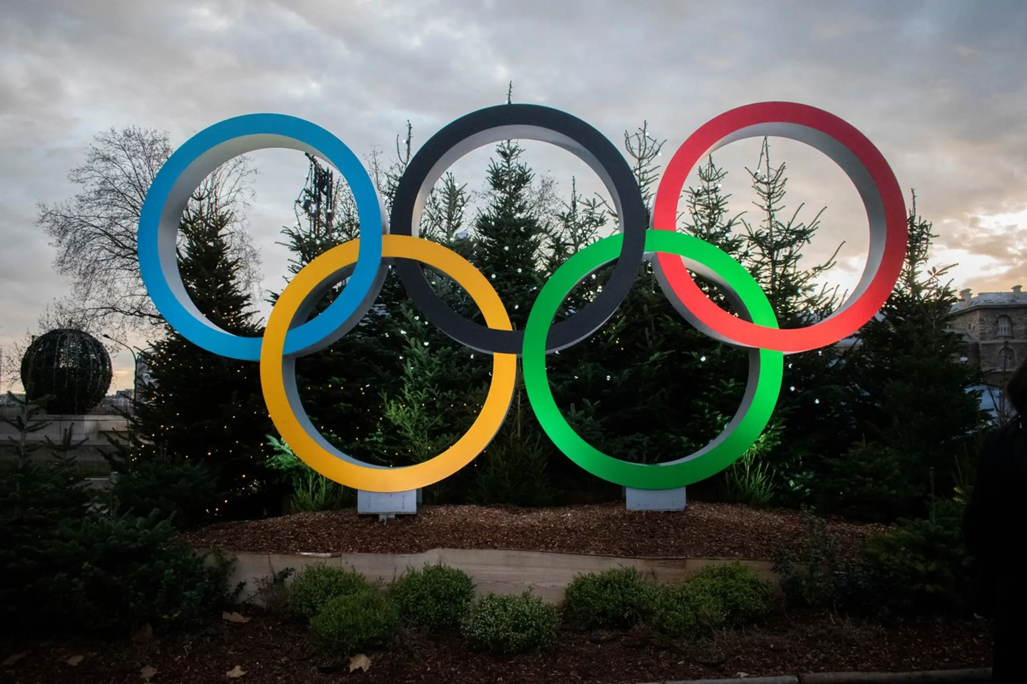 Olympijské kruhy v Paríži