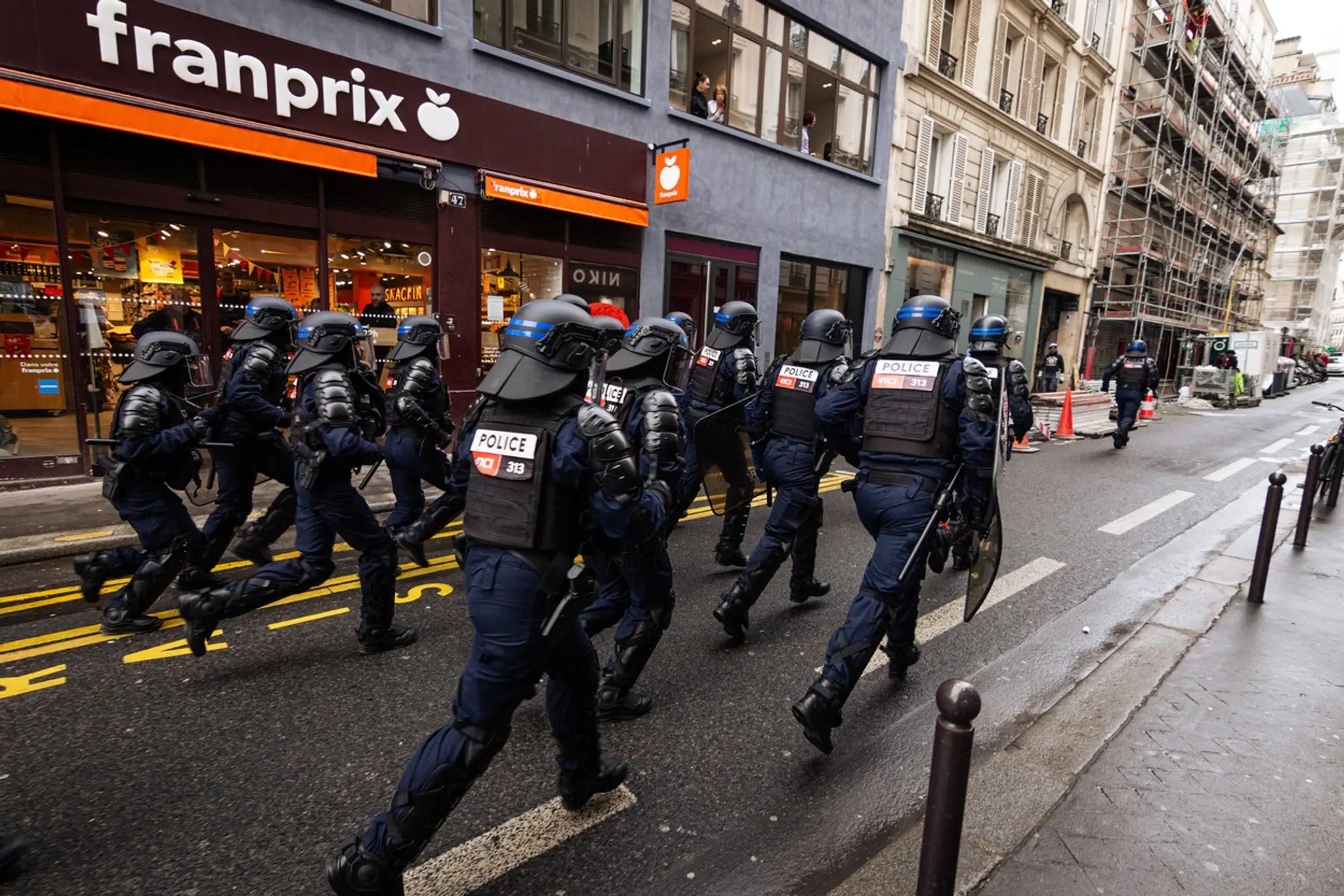 Parížska polícia - ilustračné foto.