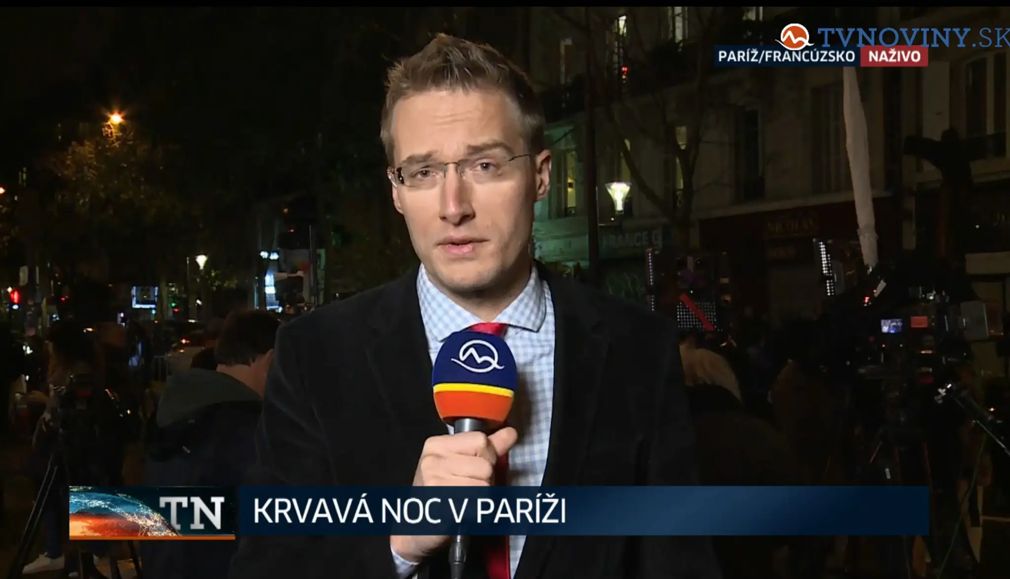 Michal Kovačič v Paríži.