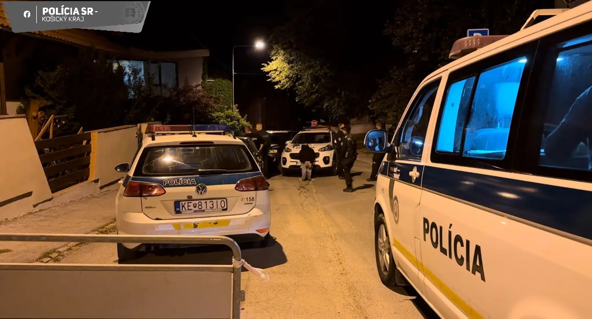 Policajná naháňačka v Košiciach