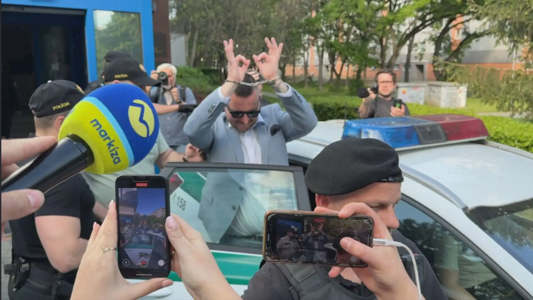 Gesto Daniela Bombica na Najvyššom súde SR